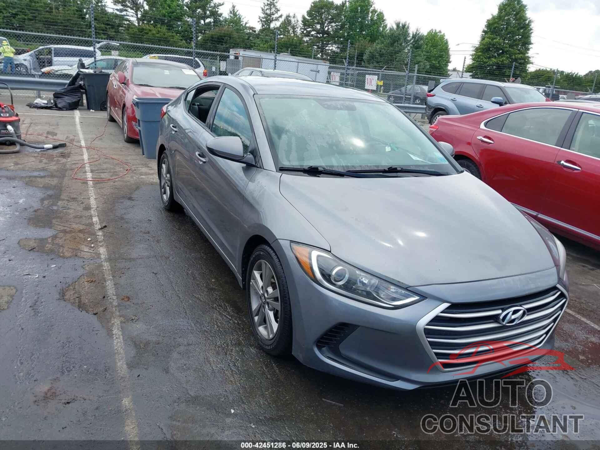 HYUNDAI ELANTRA 2018 - 5NPD84LFXJH313126