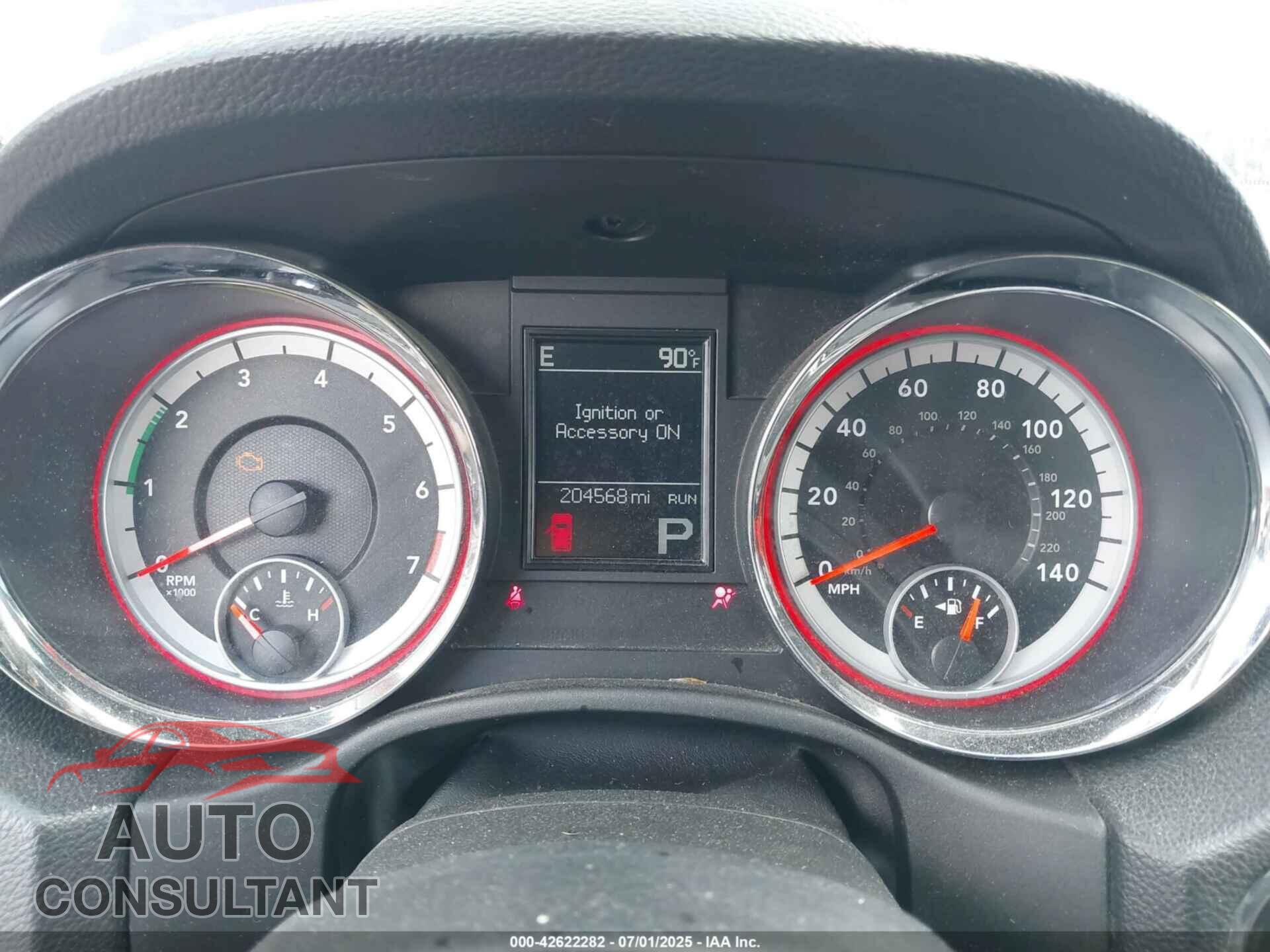 DODGE DURANGO 2012 - 1C4RDJDG3CC291539