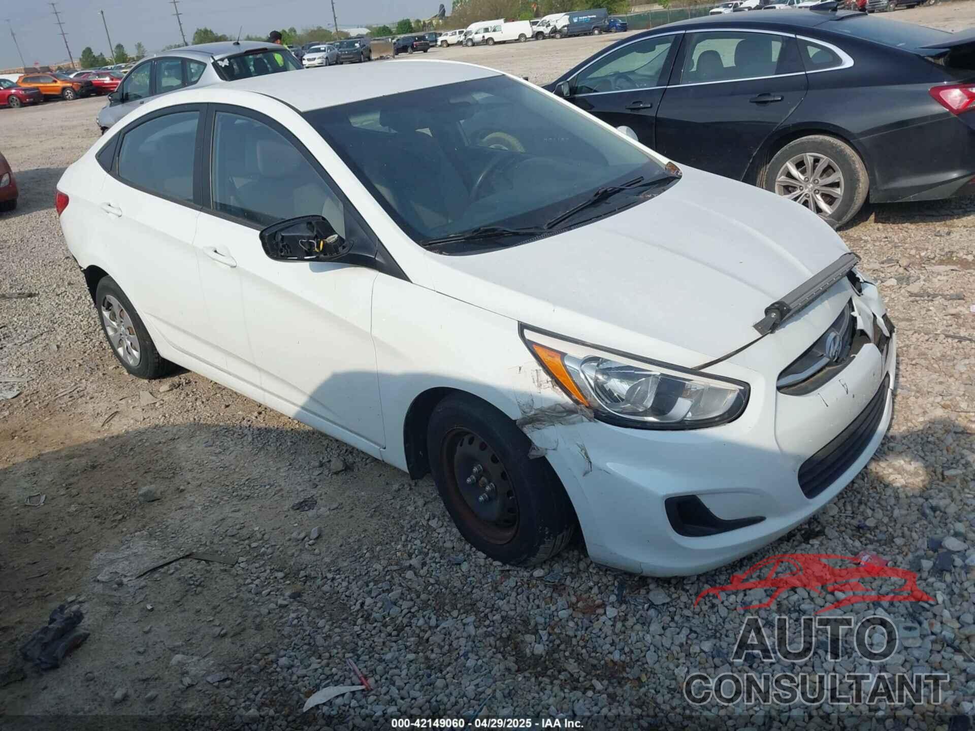 HYUNDAI ACCENT 2015 - KMHCT4AE1FU797703