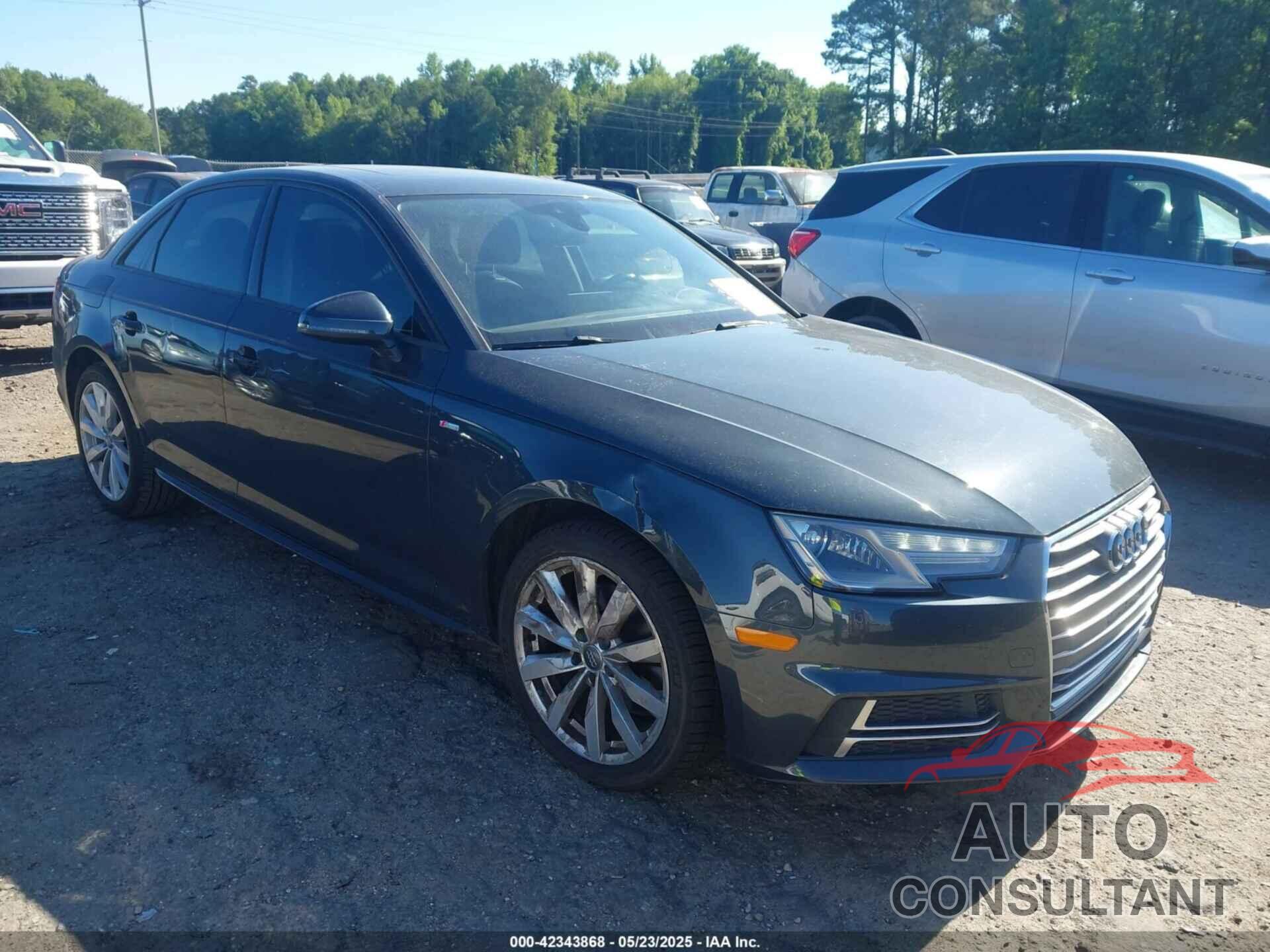 AUDI A4 2018 - WAUKMAF40JA068336