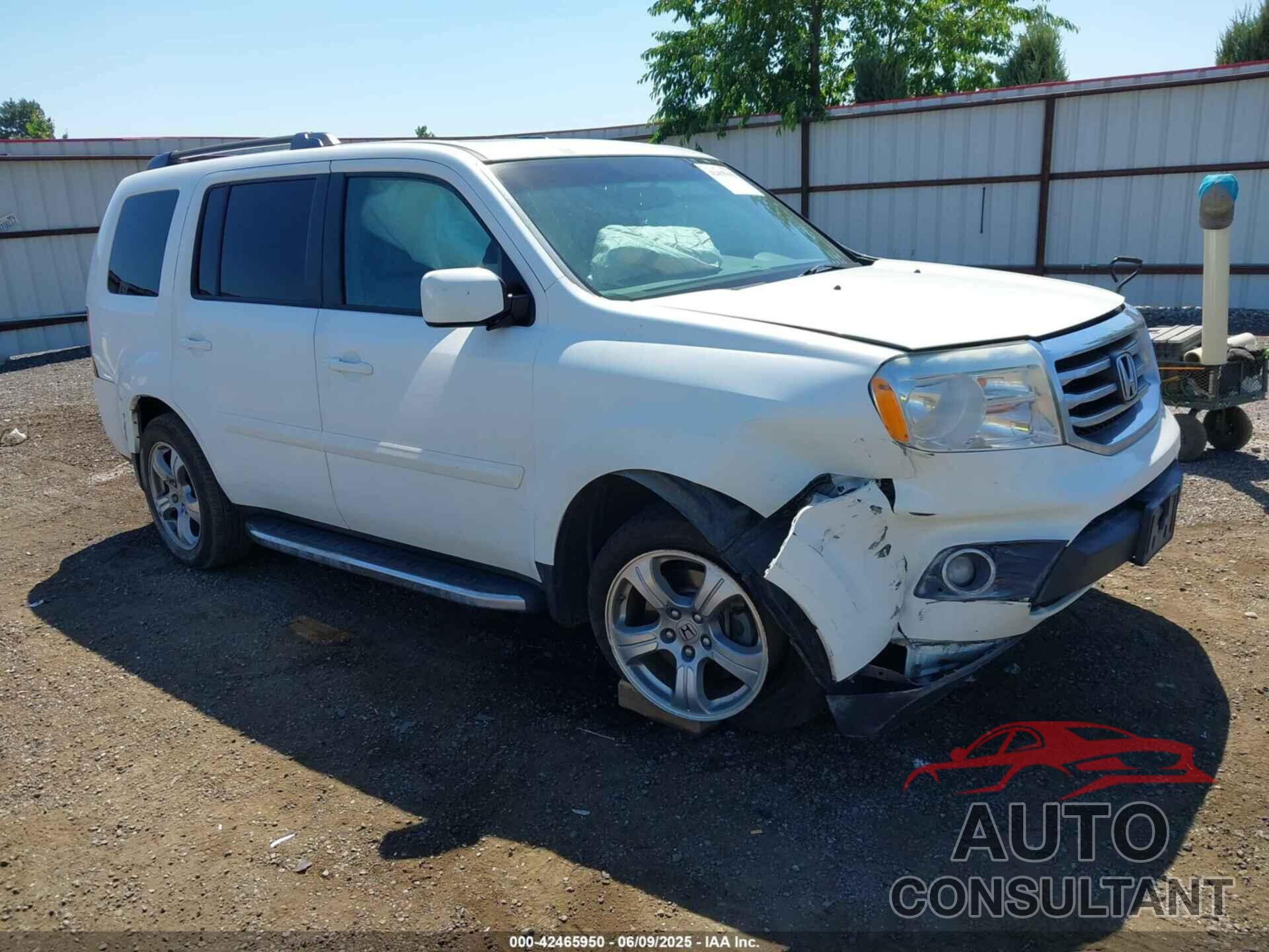 HONDA PILOT 2013 - 5FNYF3H54DB012162