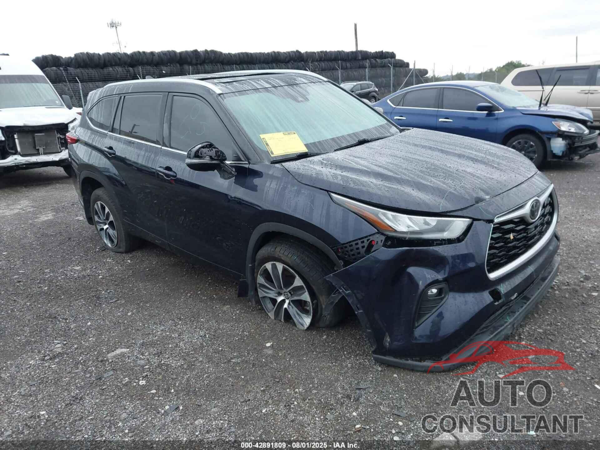 TOYOTA HIGHLANDER 2020 - 5TDGZRBH6LS508938