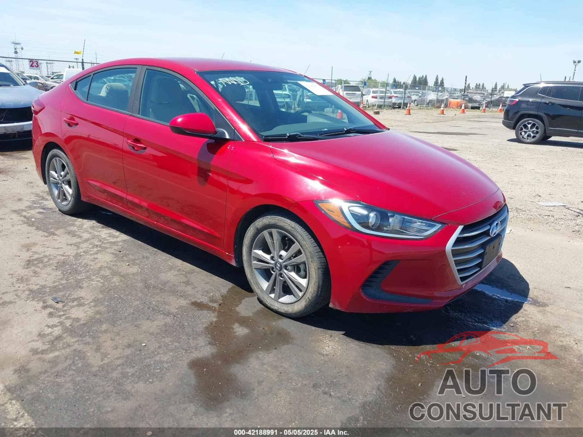HYUNDAI ELANTRA 2018 - KMHD84LFXJU610222