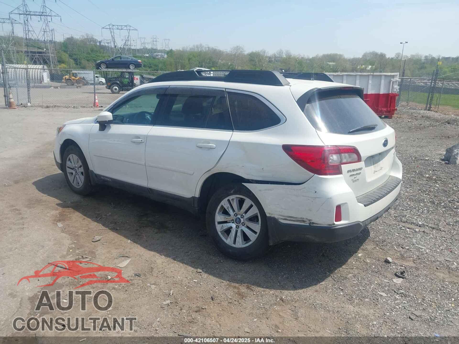SUBARU OUTBACK 2016 - 4S4BSADC1G3202007