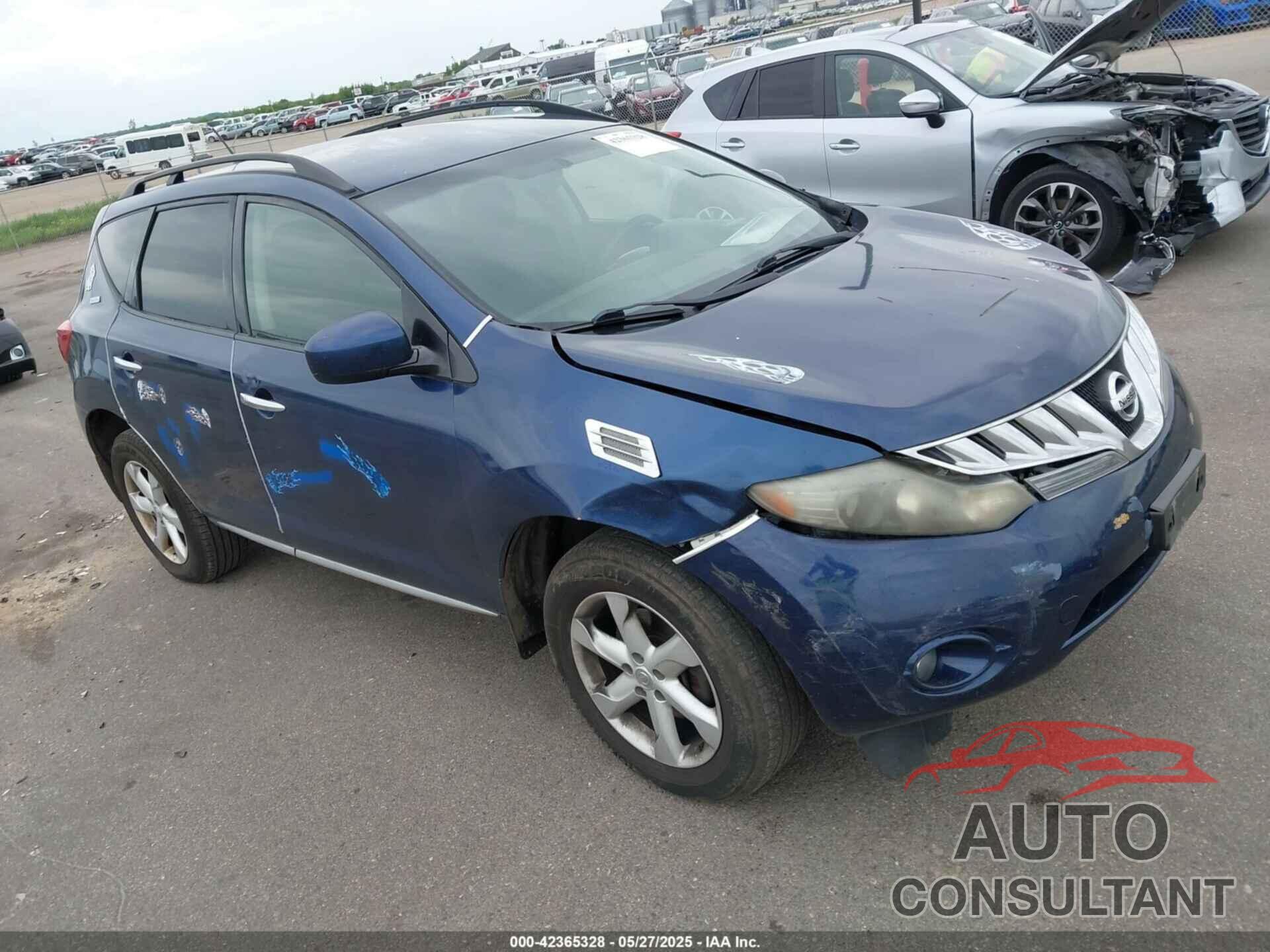 NISSAN MURANO 2009 - JN8AZ18U49W102388