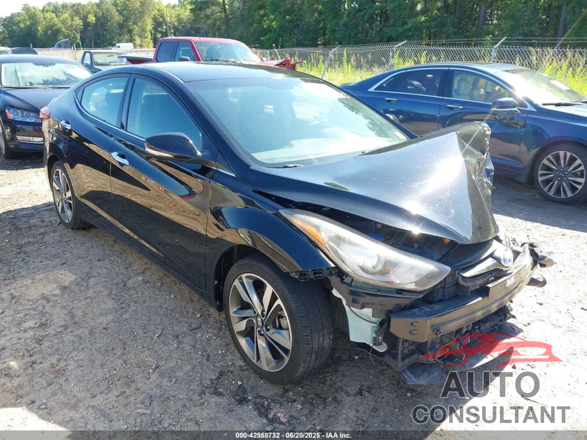 HYUNDAI ELANTRA 2014 - KMHDH4AEXEU078700