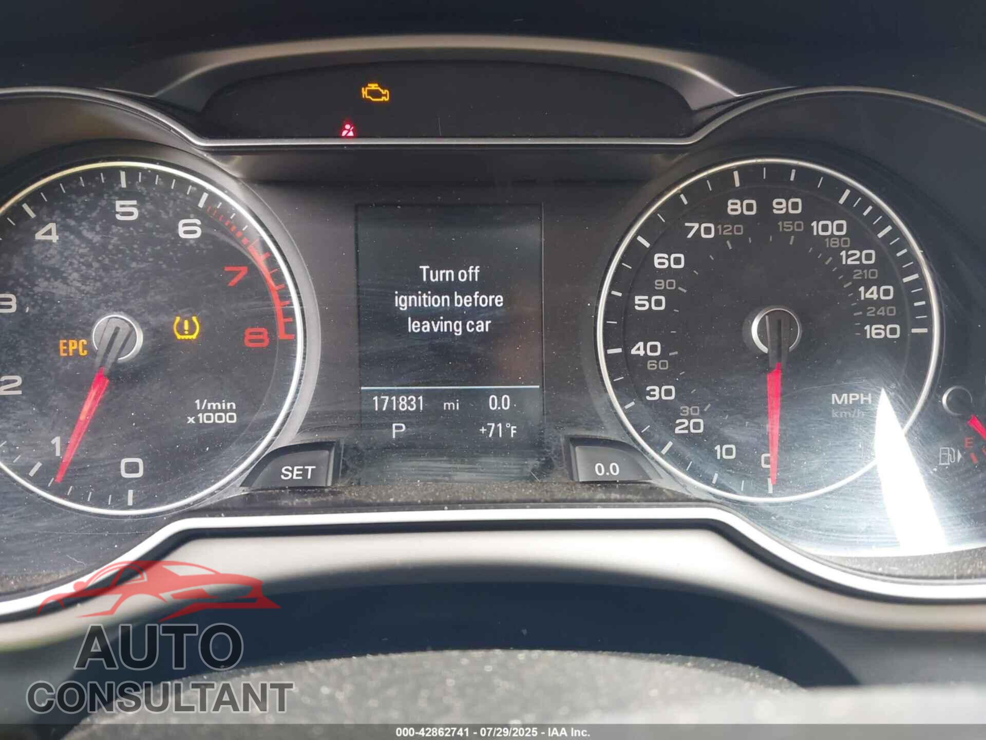 AUDI A4 2013 - WAUFFAFL4DN011265