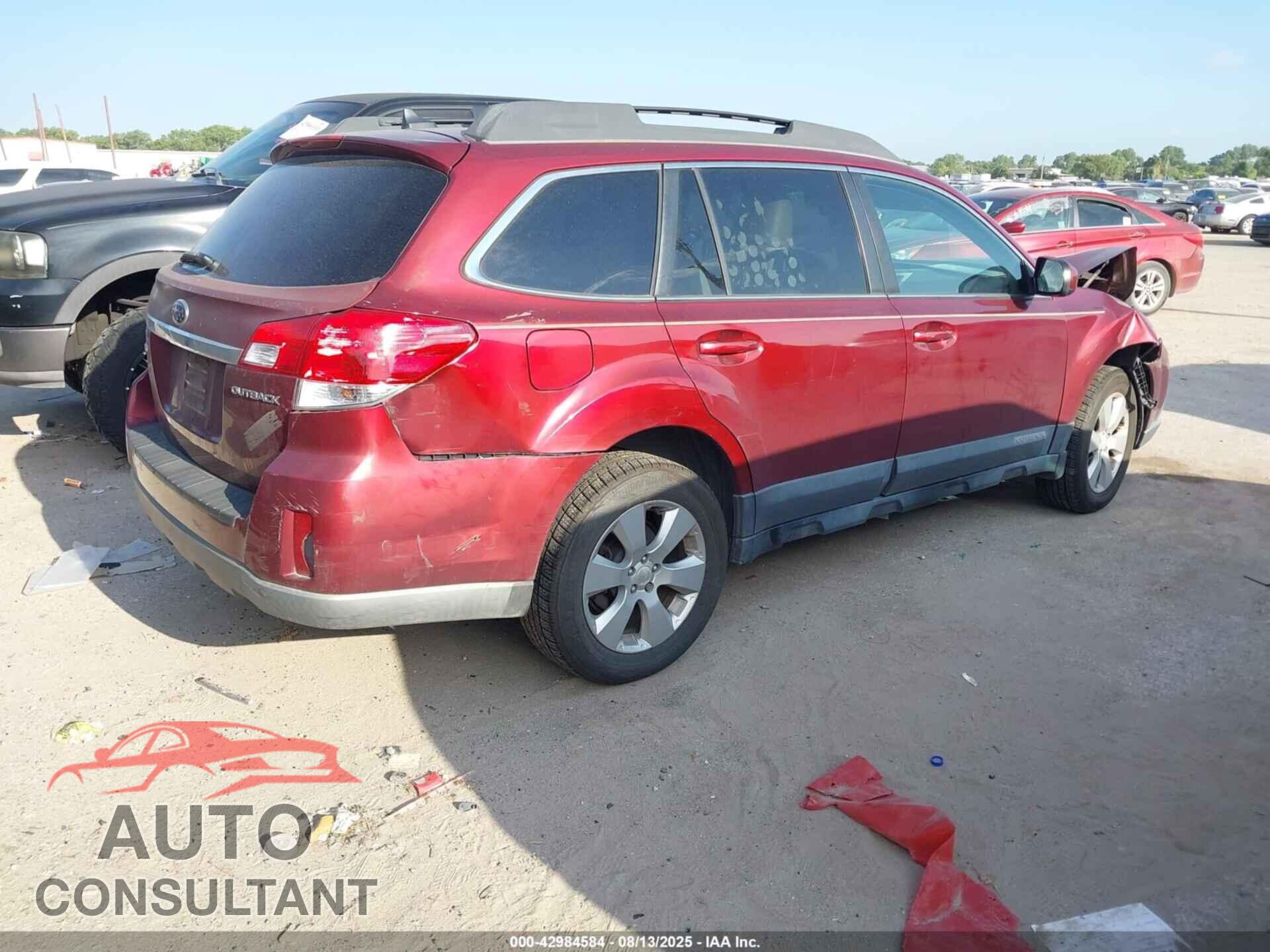 SUBARU OUTBACK 2011 - 4S4BRCKC8B3380287