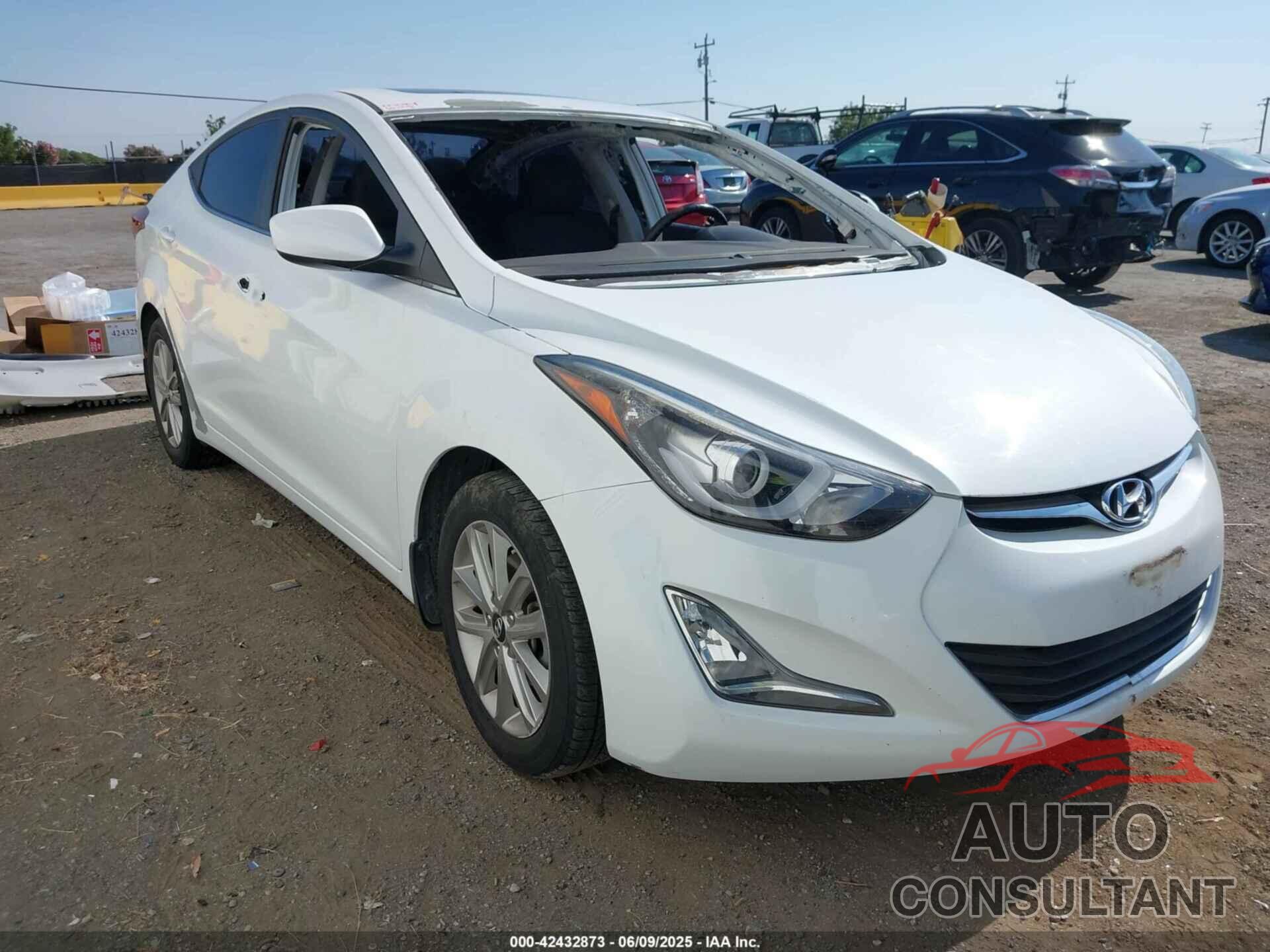 HYUNDAI ELANTRA 2015 - 5NPDH4AE6FH611903
