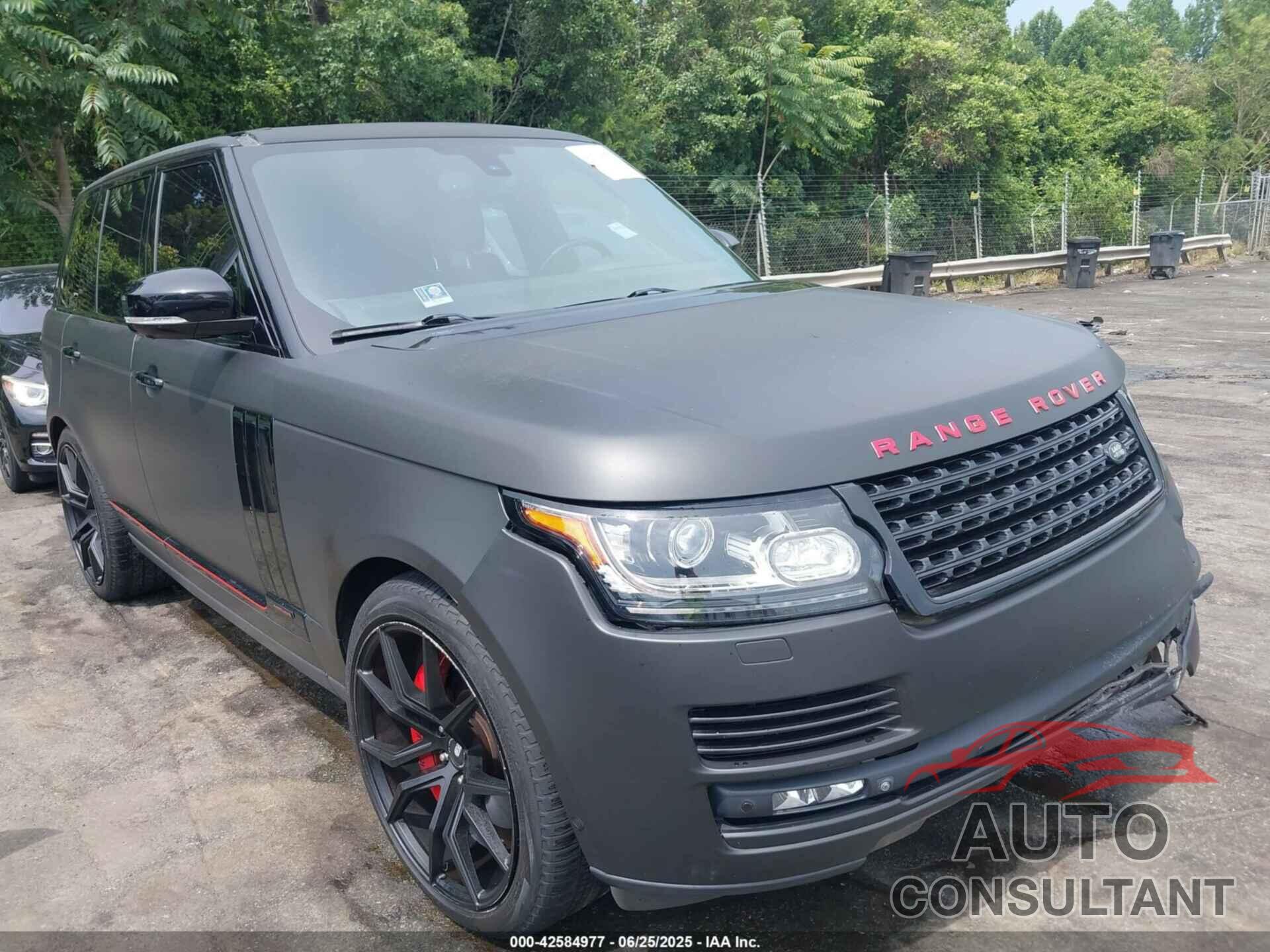 LAND ROVER RANGE ROVER 2013 - SALGS2EFXDA114596