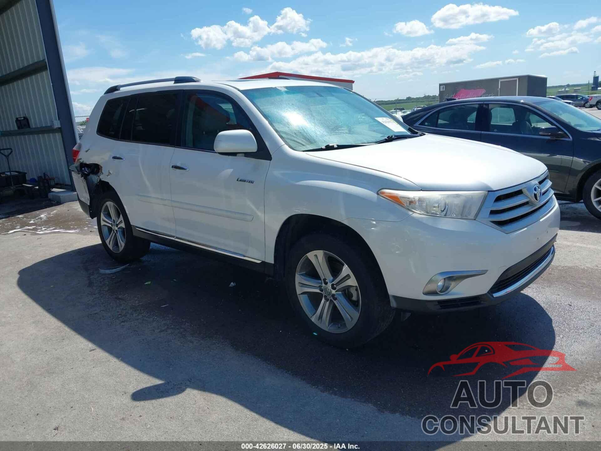 TOYOTA HIGHLANDER 2011 - 5TDDK3EH7BS052883