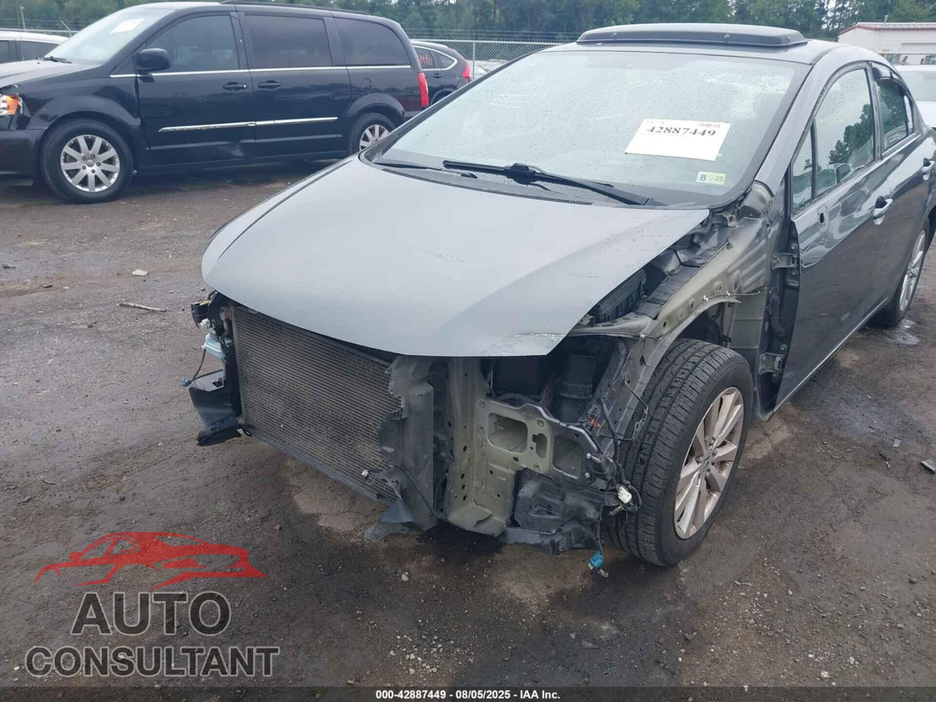 HONDA CIVIC 2012 - 19XFB2F89CE027691