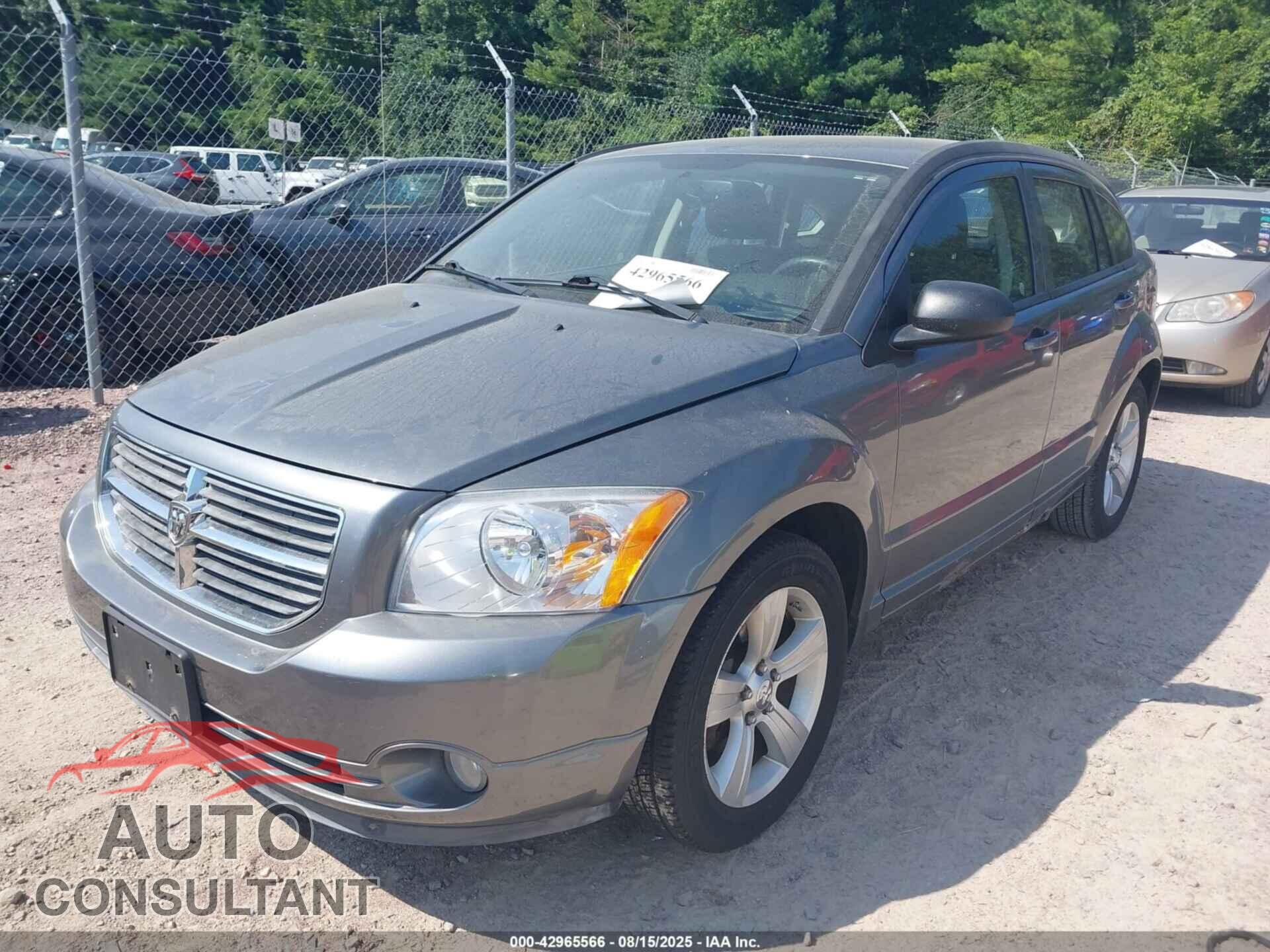 DODGE CALIBER 2012 - 1C3CDWDA5CD535446