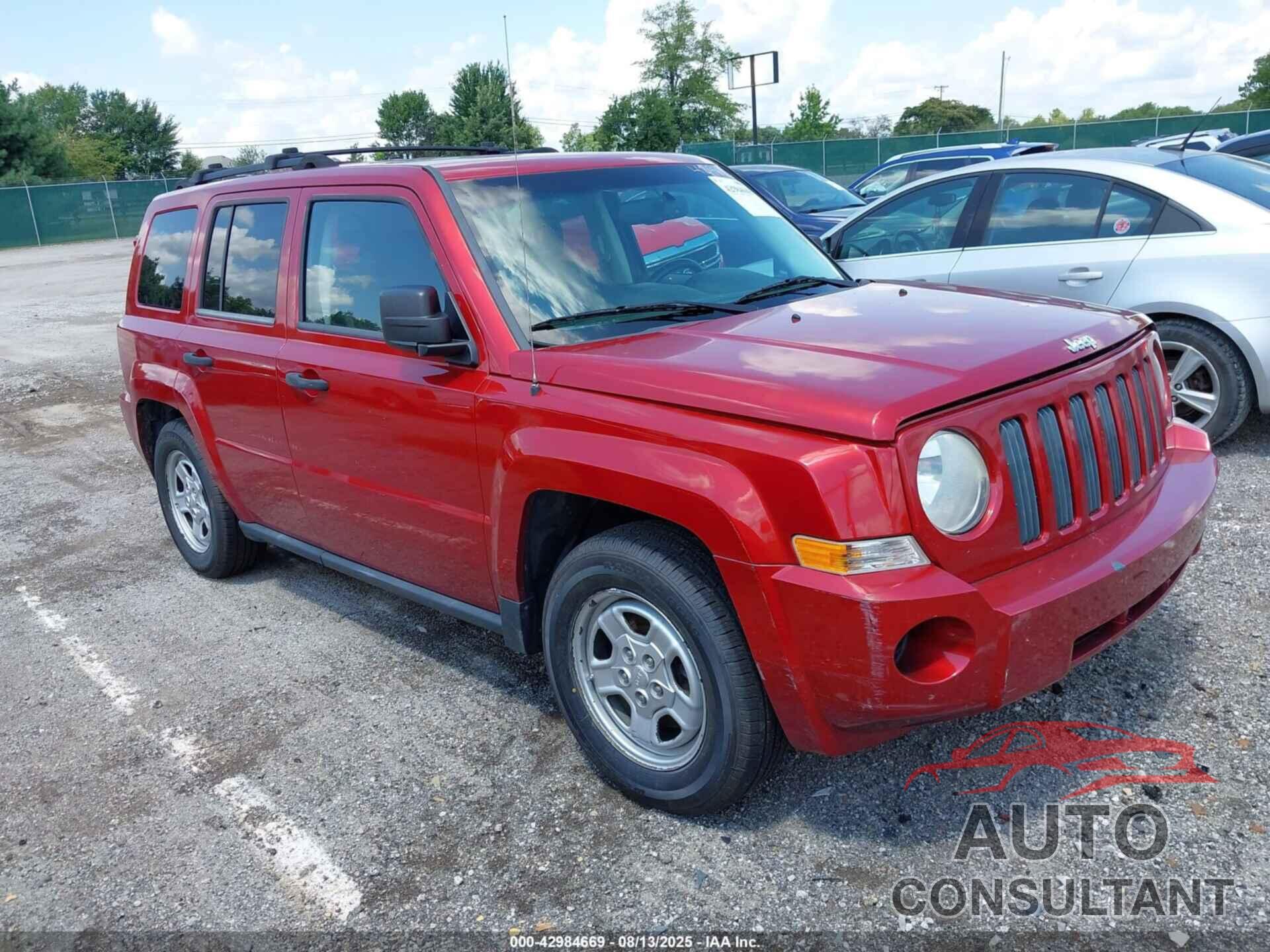 JEEP PATRIOT 2009 - 1J8FT28A69D126758