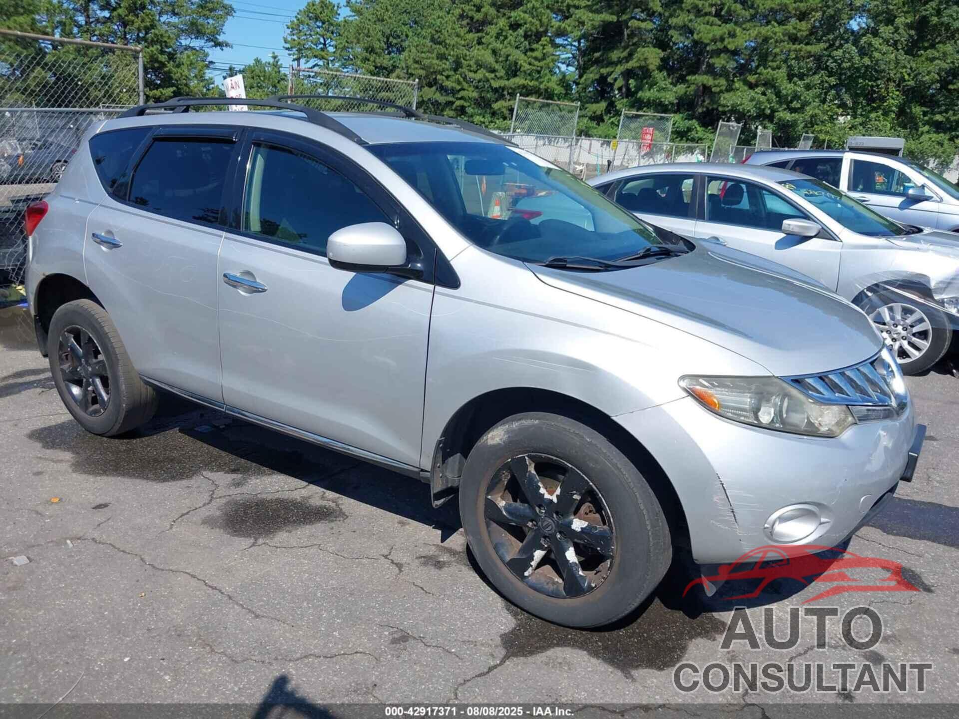 NISSAN MURANO 2009 - JN8AZ18W29W126707