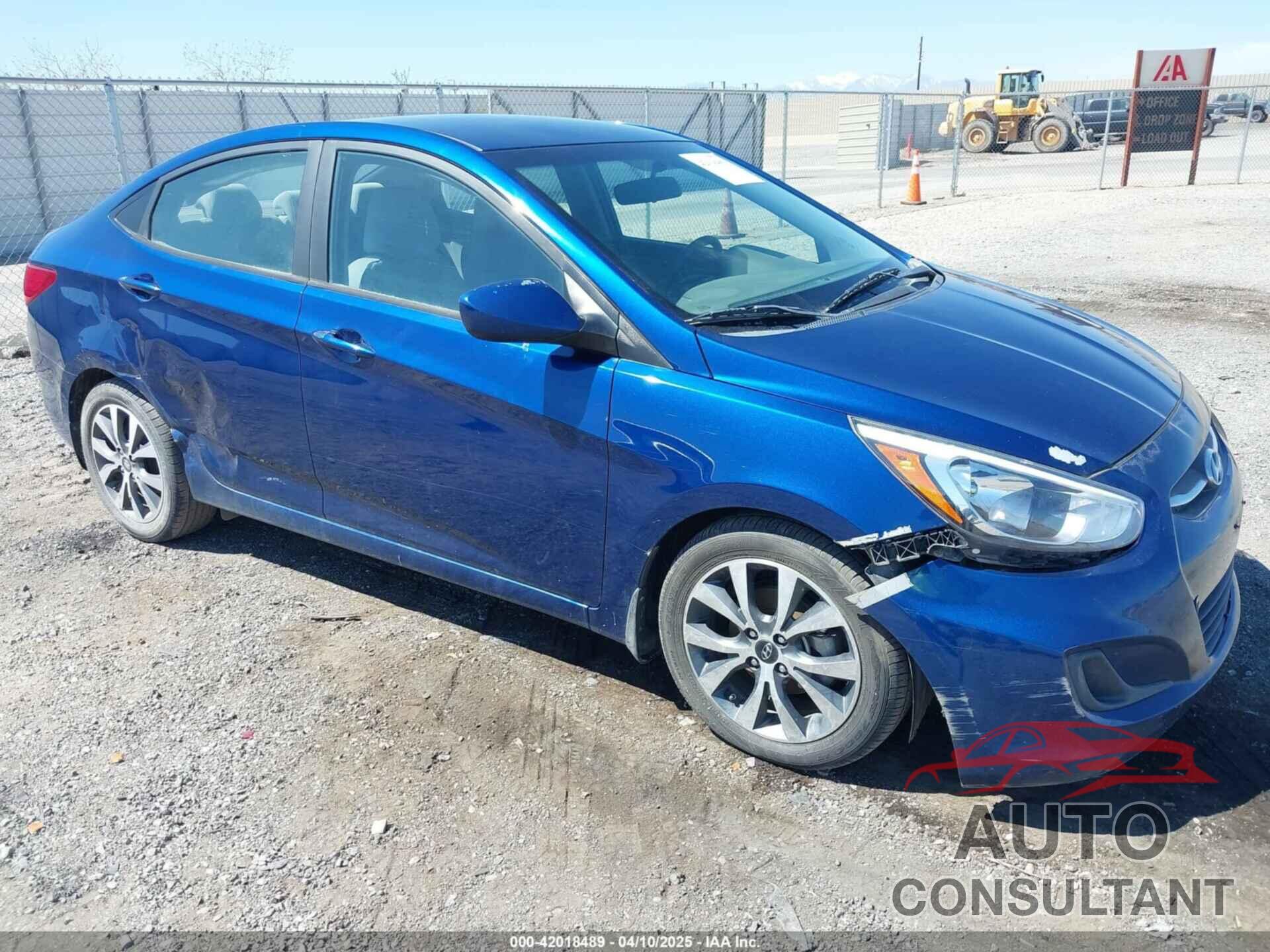 HYUNDAI ACCENT 2017 - KMHCT4AE5HU271013