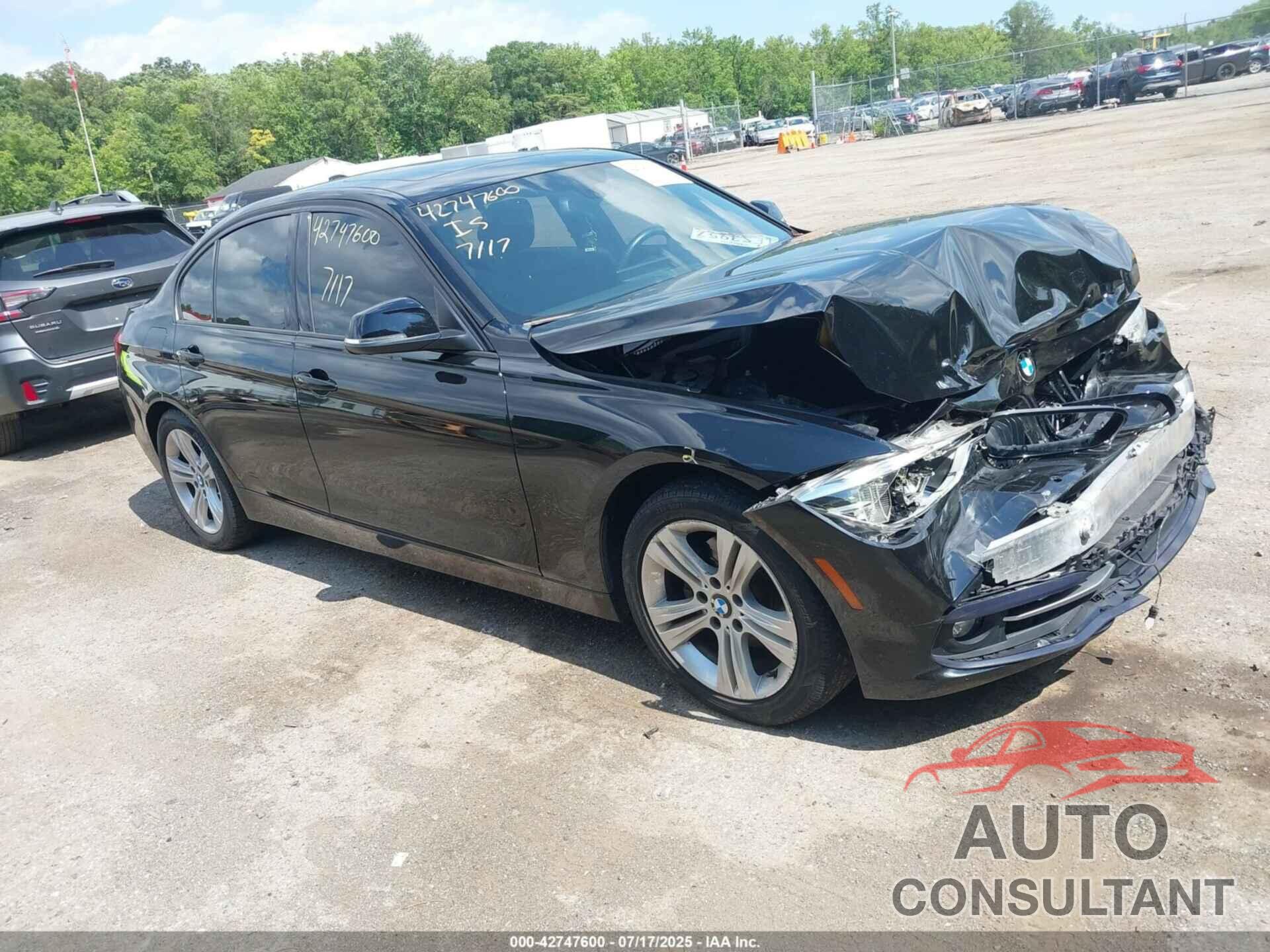 BMW 328I 2016 - WBA8E3G53GNT26327