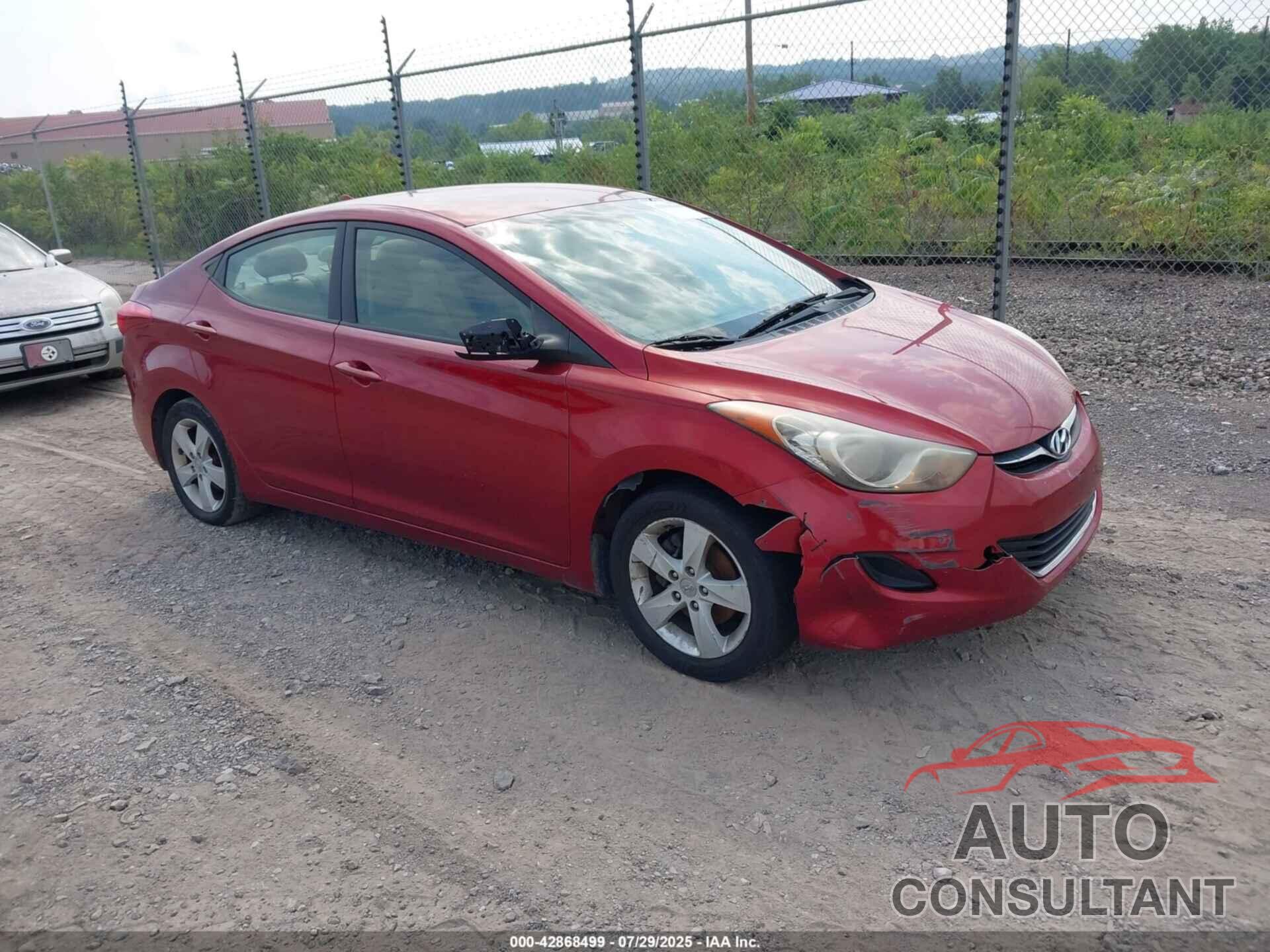 HYUNDAI ELANTRA 2011 - KMHDH4AE6BU106746