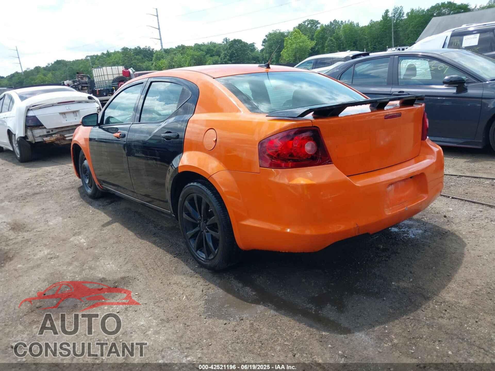 DODGE AVENGER 2014 - 1C3CDZCB7EN237635