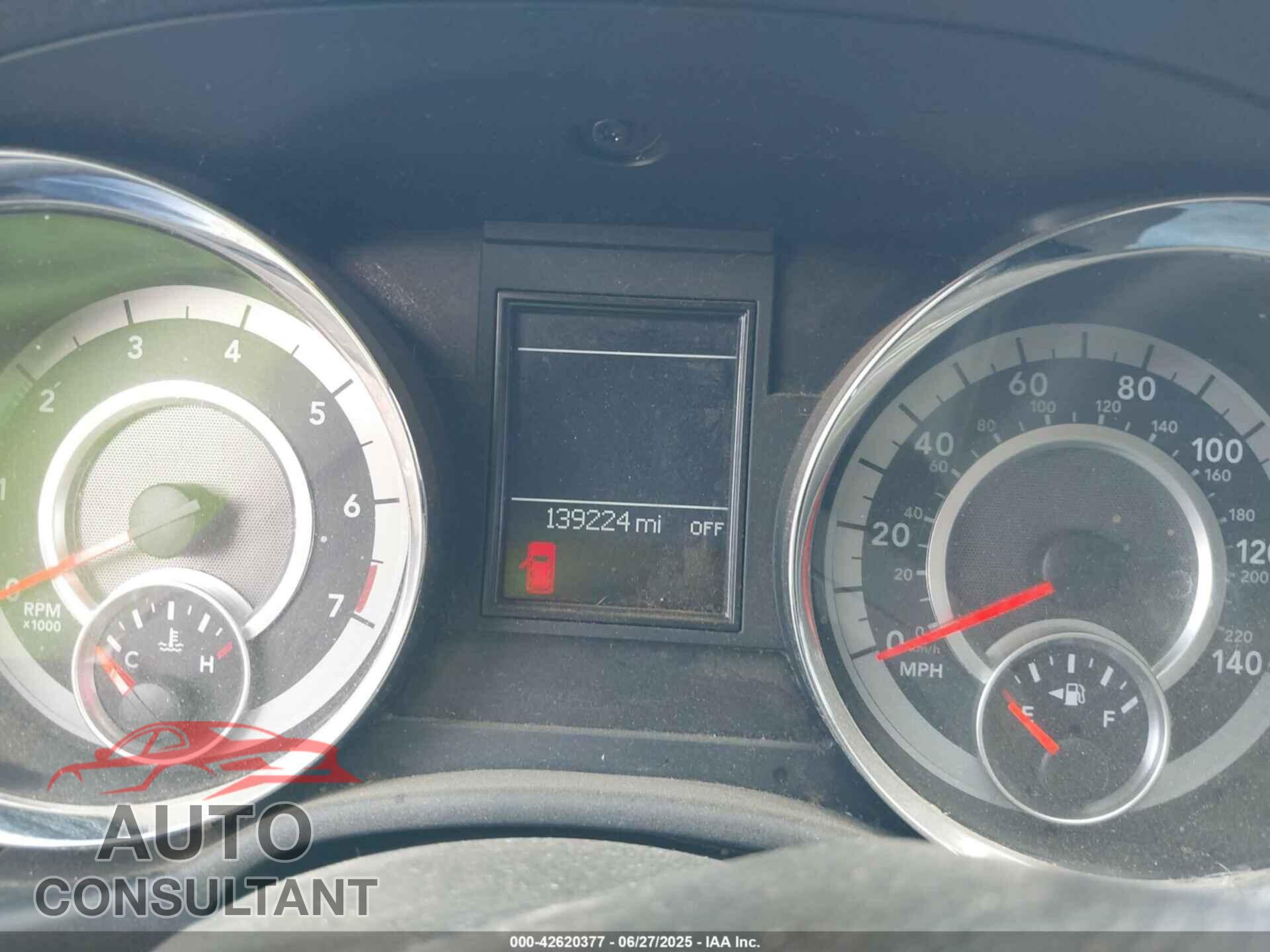 DODGE DURANGO 2012 - 1C4RDJBG0CC113073