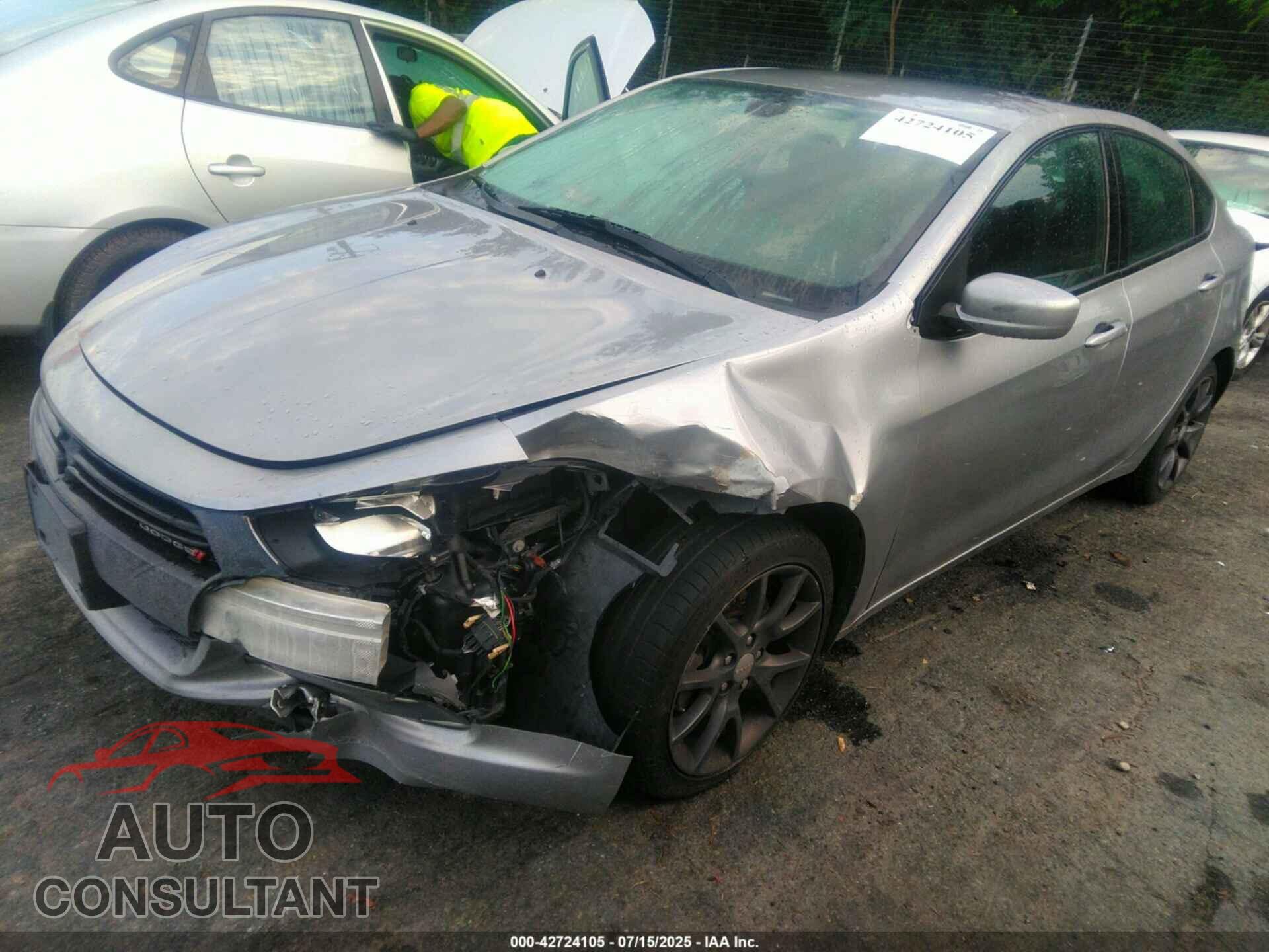 DODGE DART 2015 - 1C3CDFAA6FD391866