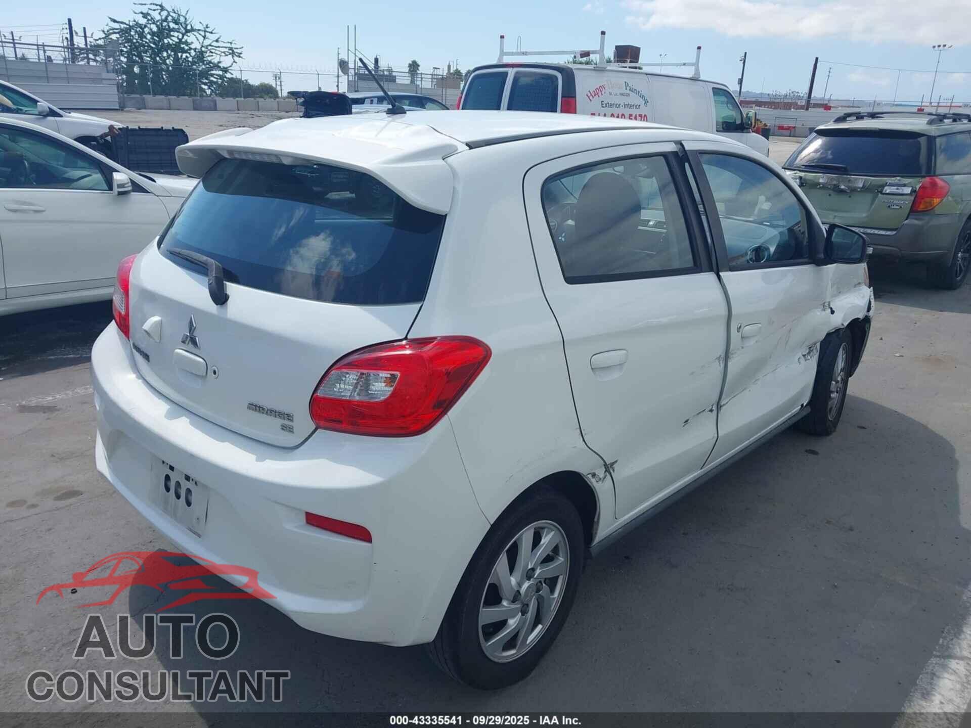 MITSUBISHI MIRAGE 2017 - ML32A4HJ1HH002155