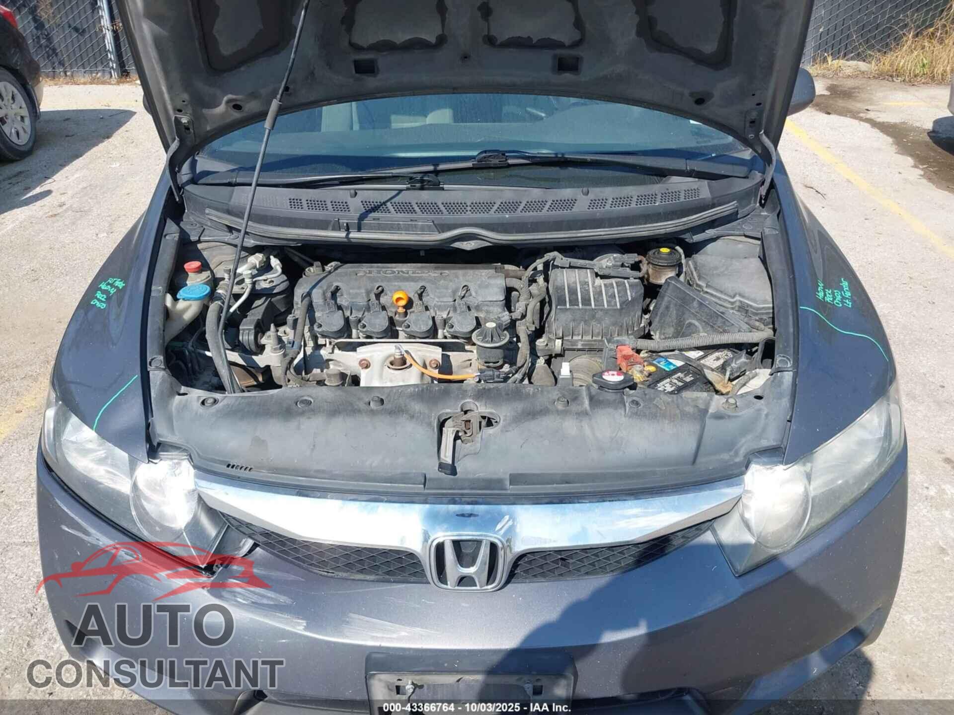 HONDA CIVIC 2010 - 19XFA1F5XAE079850