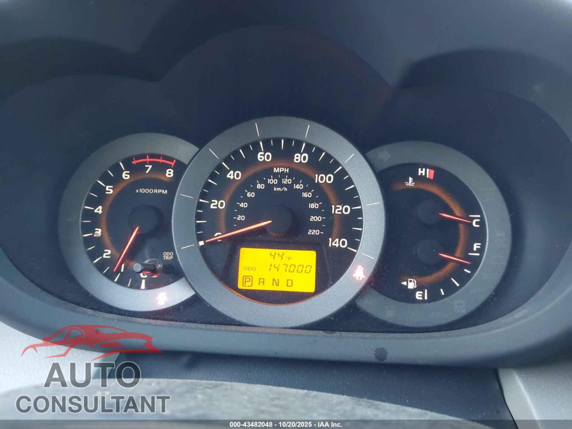 TOYOTA RAV4 2012 - 2T3BF4DV9CW260899