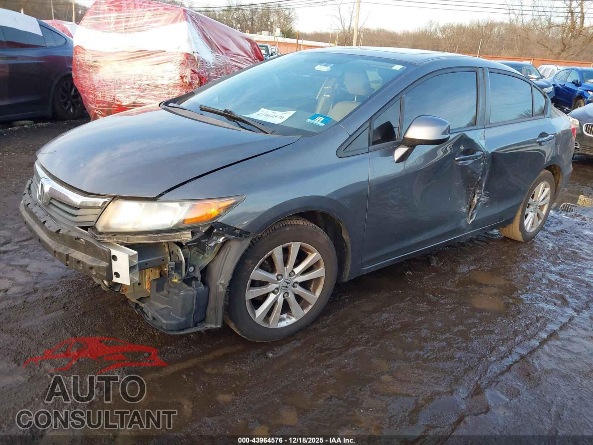 HONDA CIVIC 2012 - 2HGFB2F9XCH322815