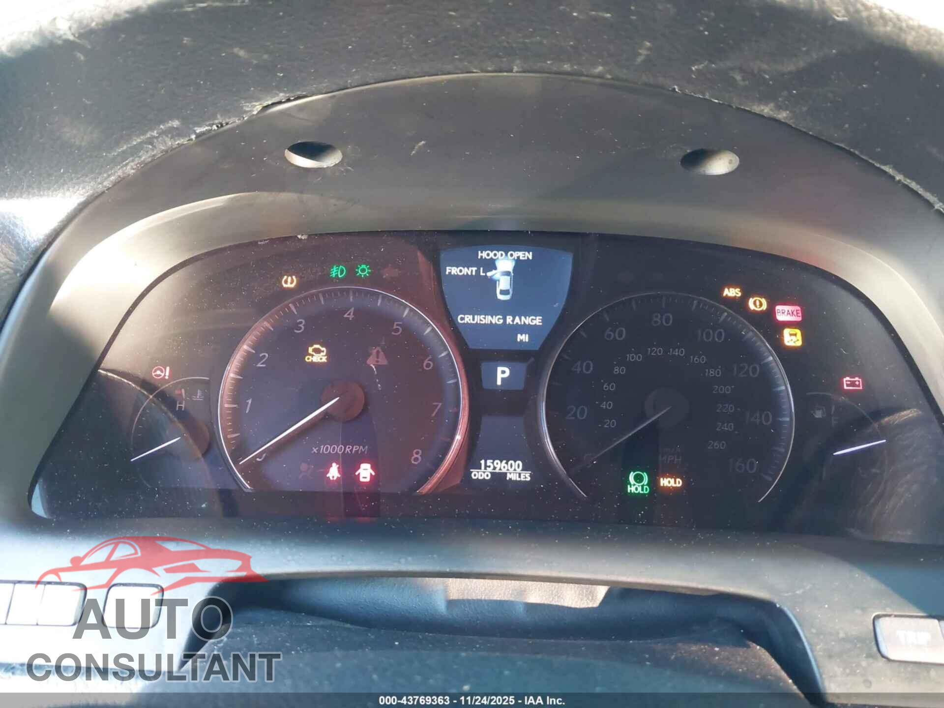 LEXUS LS 460 2010 - JTHBL5EF8A5098482