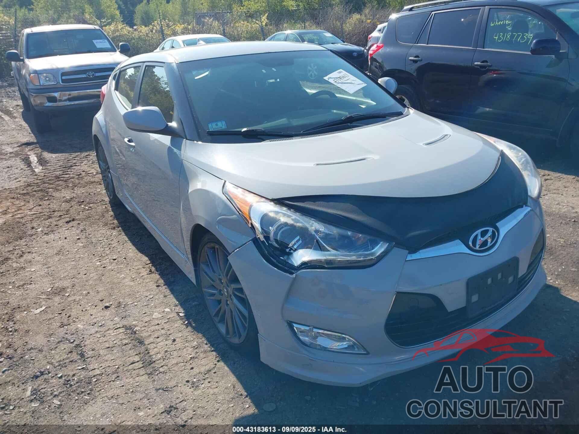 HYUNDAI VELOSTER 2013 - KMHTC6AD8DU130966