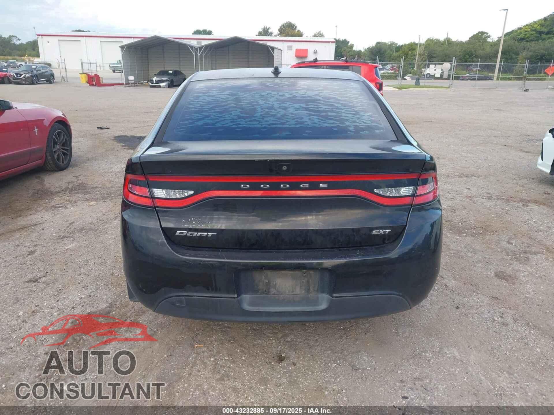 DODGE DART 2015 - 1C3CDFBB2FD363697