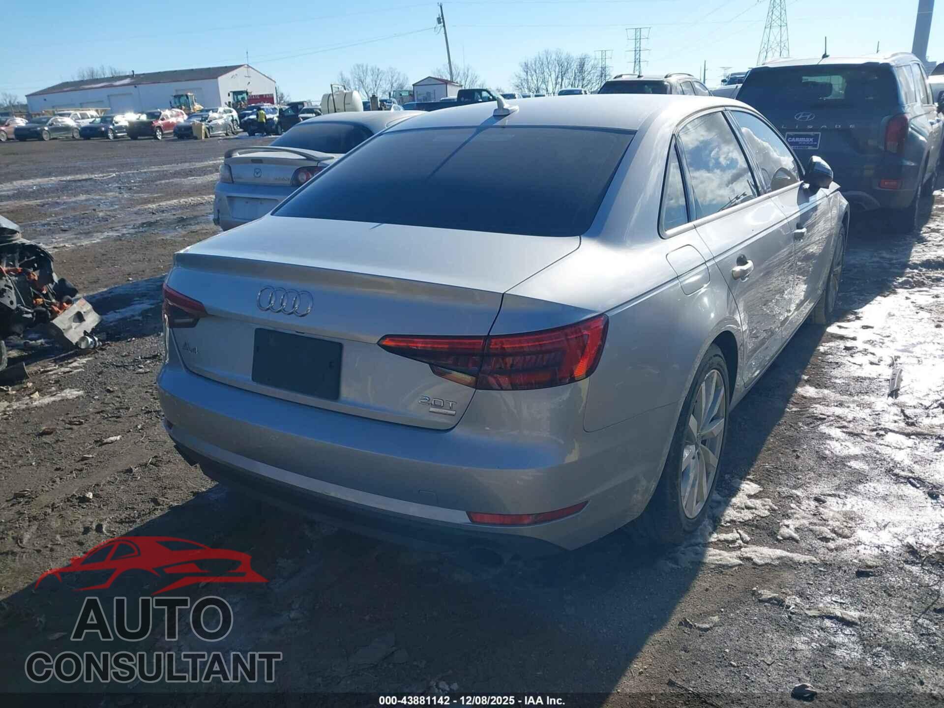 AUDI A4 2017 - WAUGMAF43HA149802
