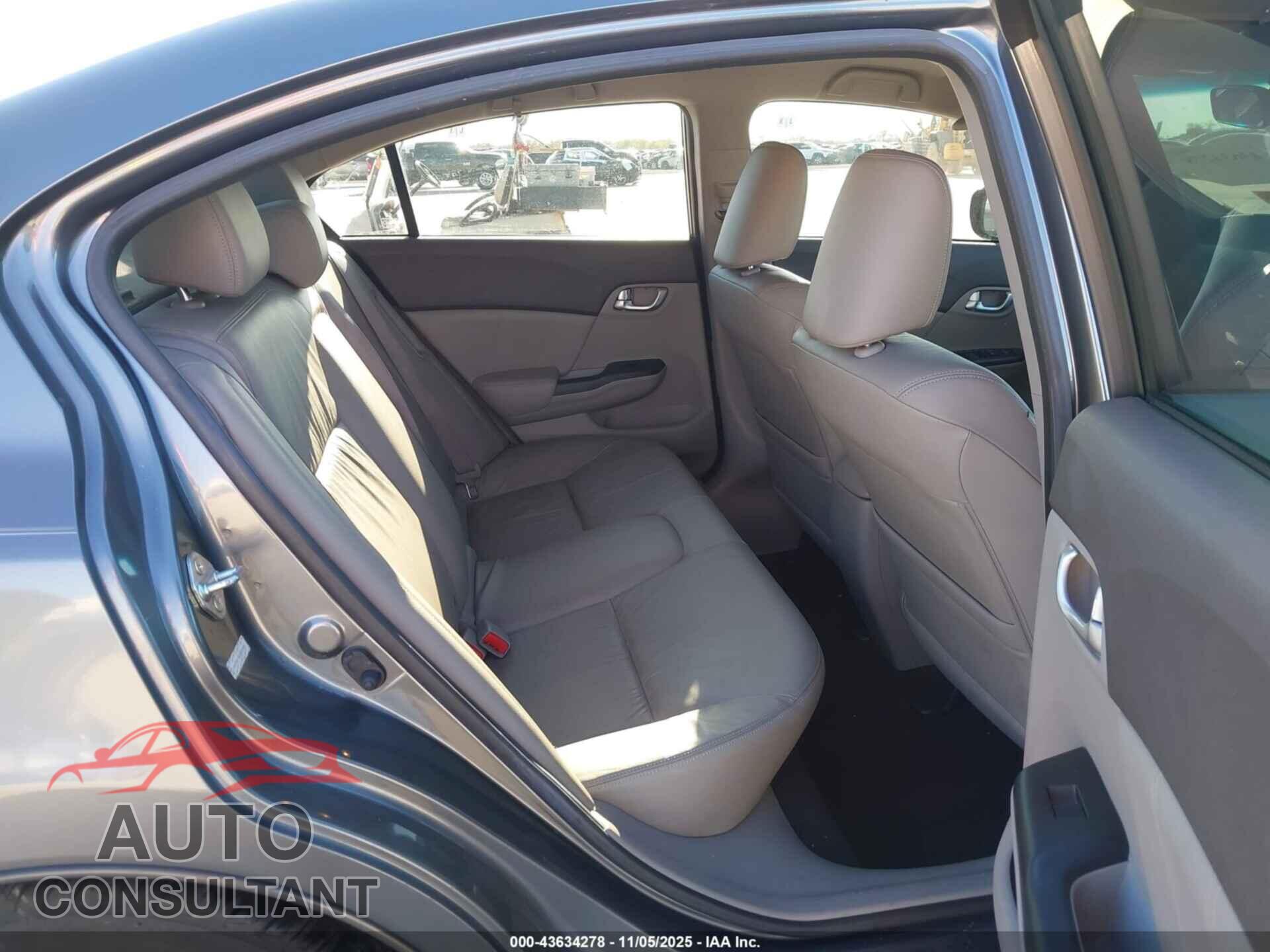 HONDA CIVIC HYBRID 2012 - JHMFB4F38CS001093