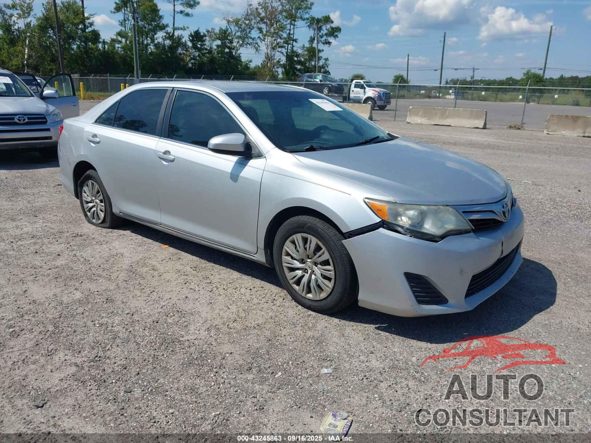 TOYOTA CAMRY 2012 - 4T1BF1FK7CU144577