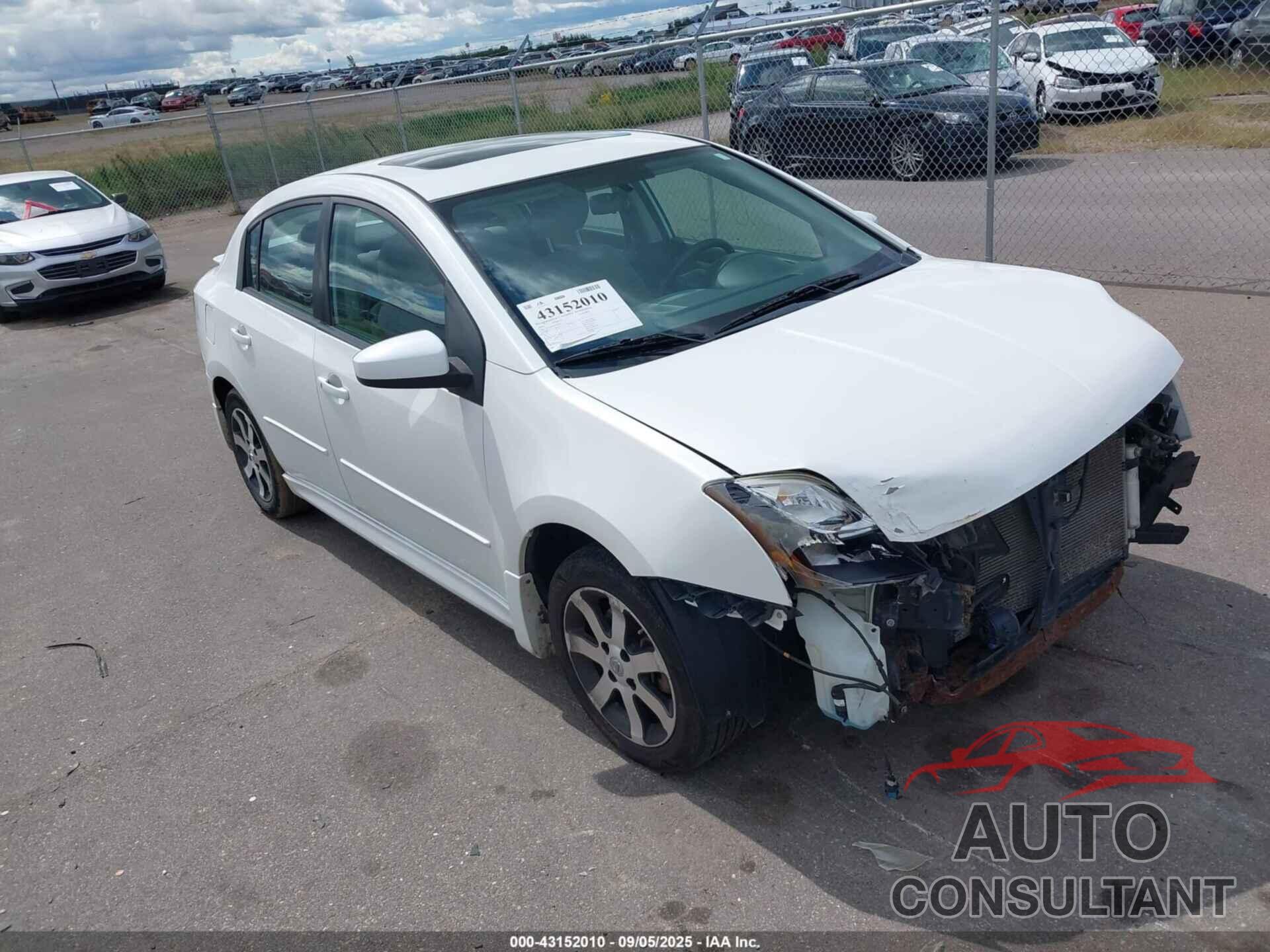 NISSAN SENTRA 2012 - 3N1AB6AP5CL685524