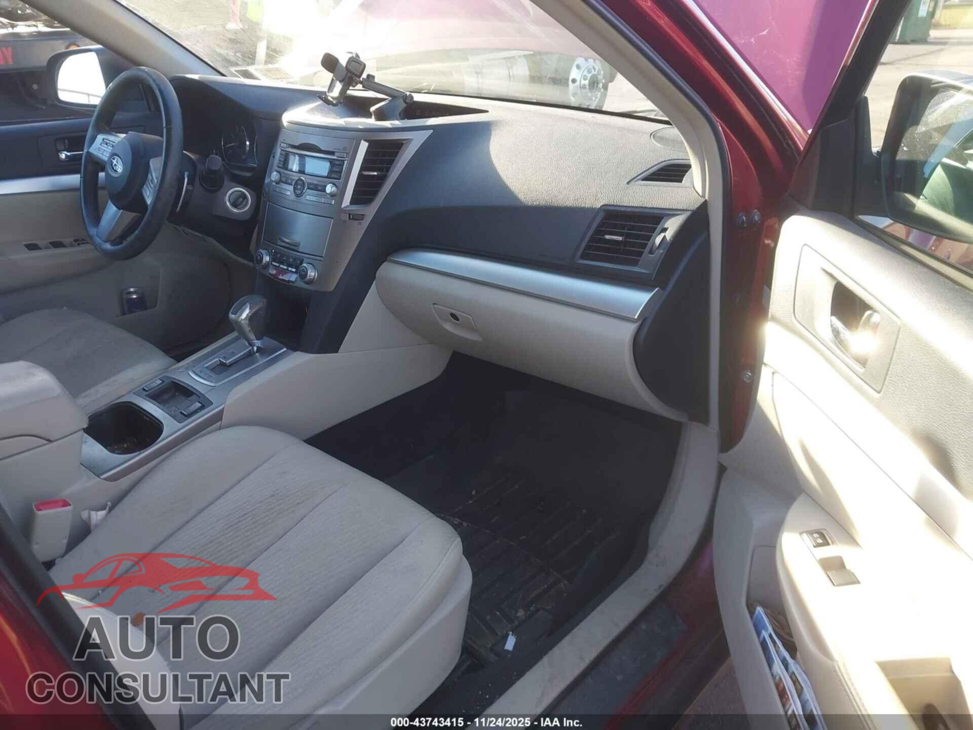 SUBARU OUTBACK 2011 - 4S4BRBCC9B3361448