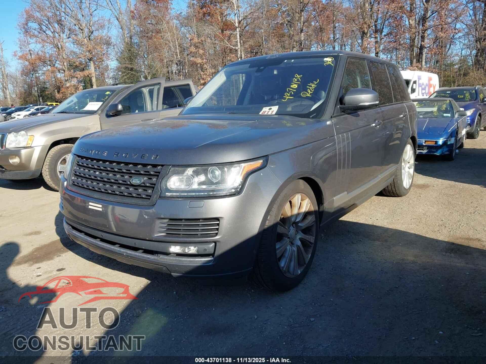 LAND ROVER RANGE ROVER 2016 - SALGS2EF4GA253143