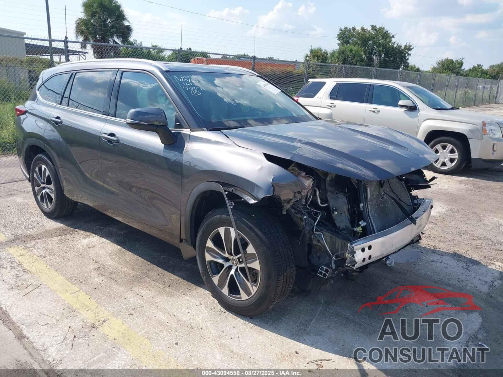 TOYOTA HIGHLANDER 2022 - 5TDGZRAH2NS559325