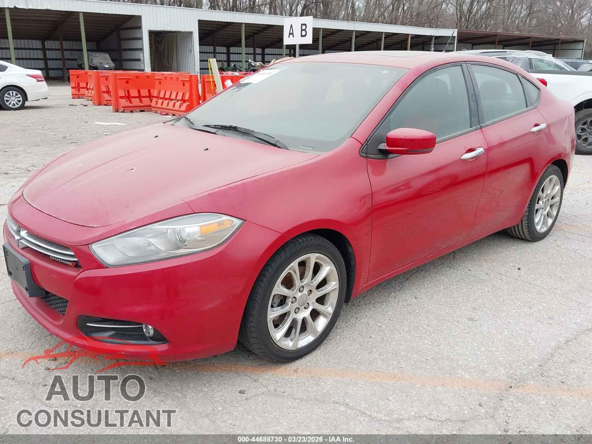 DODGE DART 2013 - 1C3CDFCHXDD331614