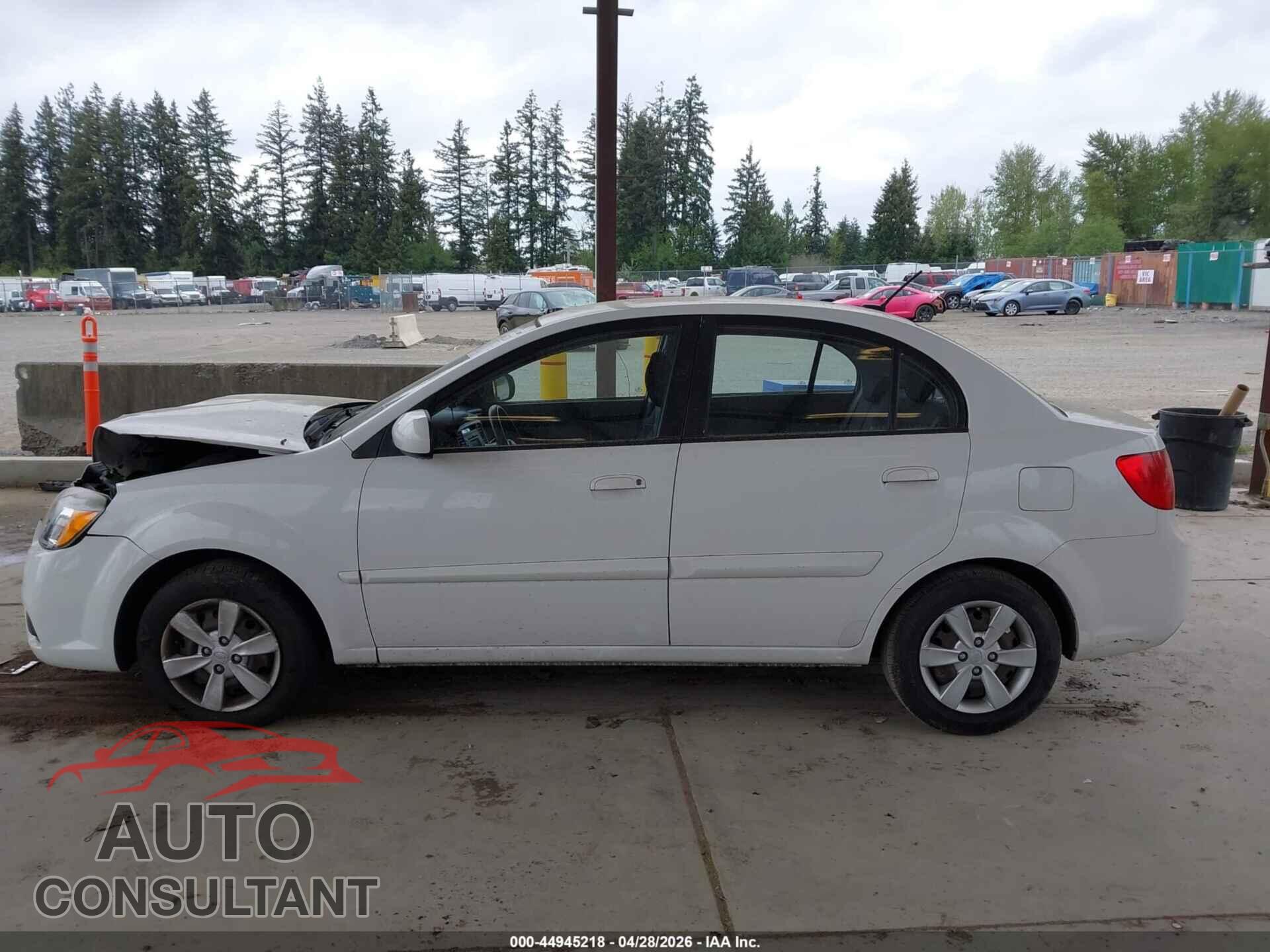 KIA RIO 2011 - KNADH4A32B6730273