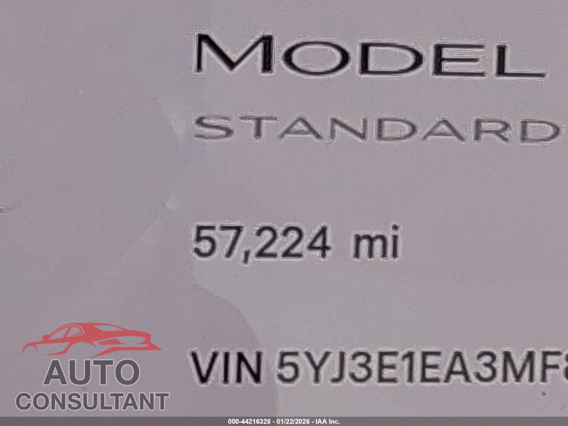 TESLA MODEL 3 2021 - 5YJ3E1EA3MF870810