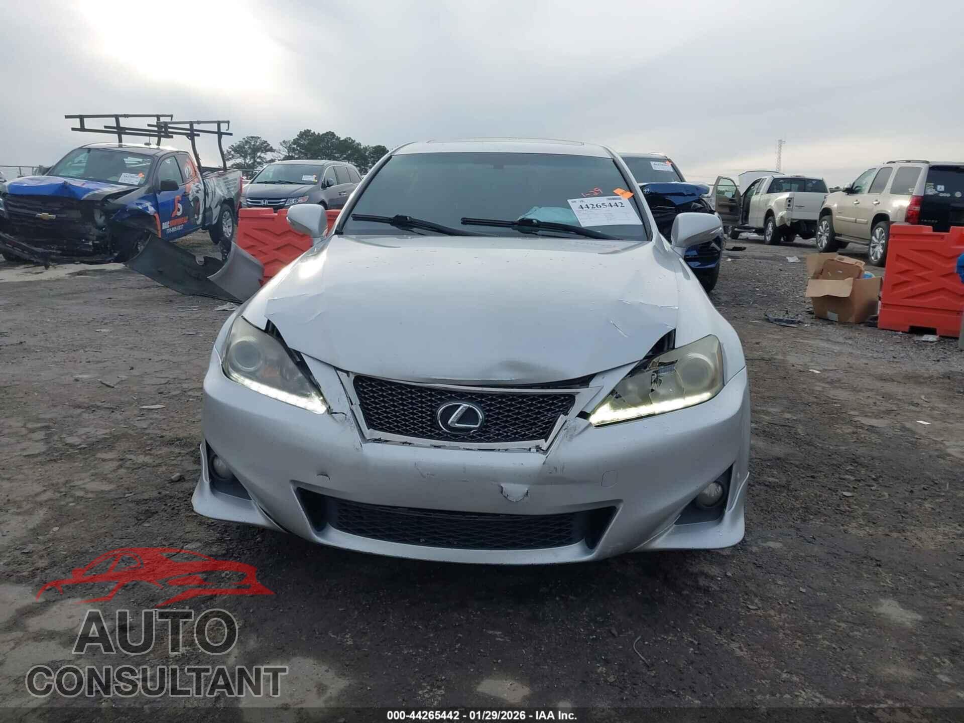 LEXUS IS 250 2012 - JTHBF5C21C5157592