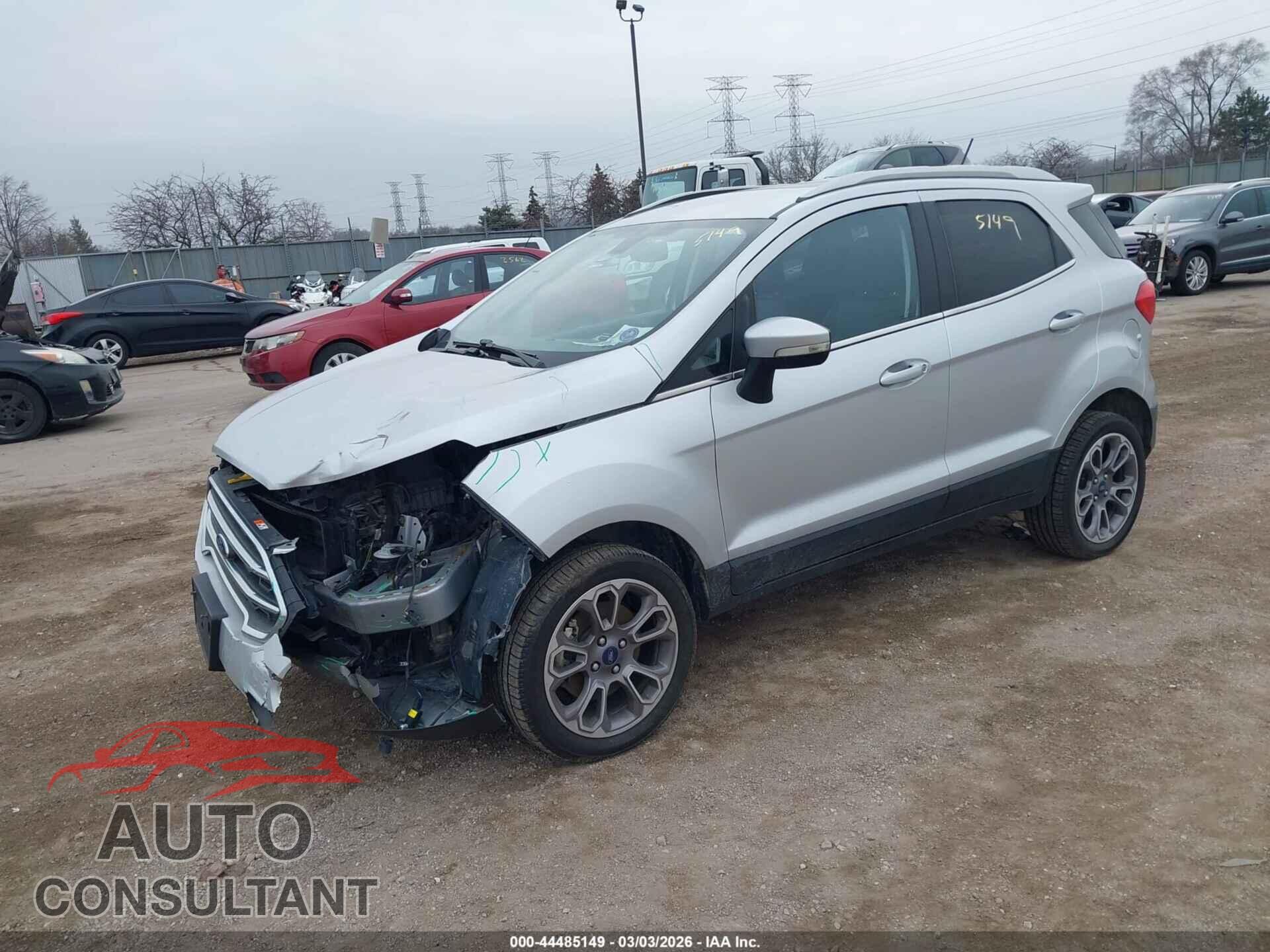 FORD ECOSPORT 2021 - MAJ6S3KL7MC397729