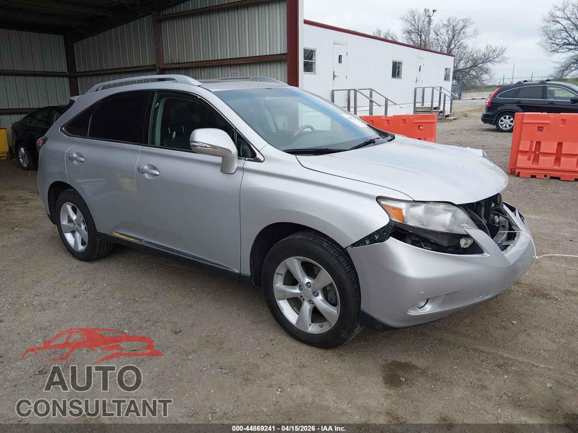 LEXUS RX 350 2011 - 2T2BK1BA1BC086034
