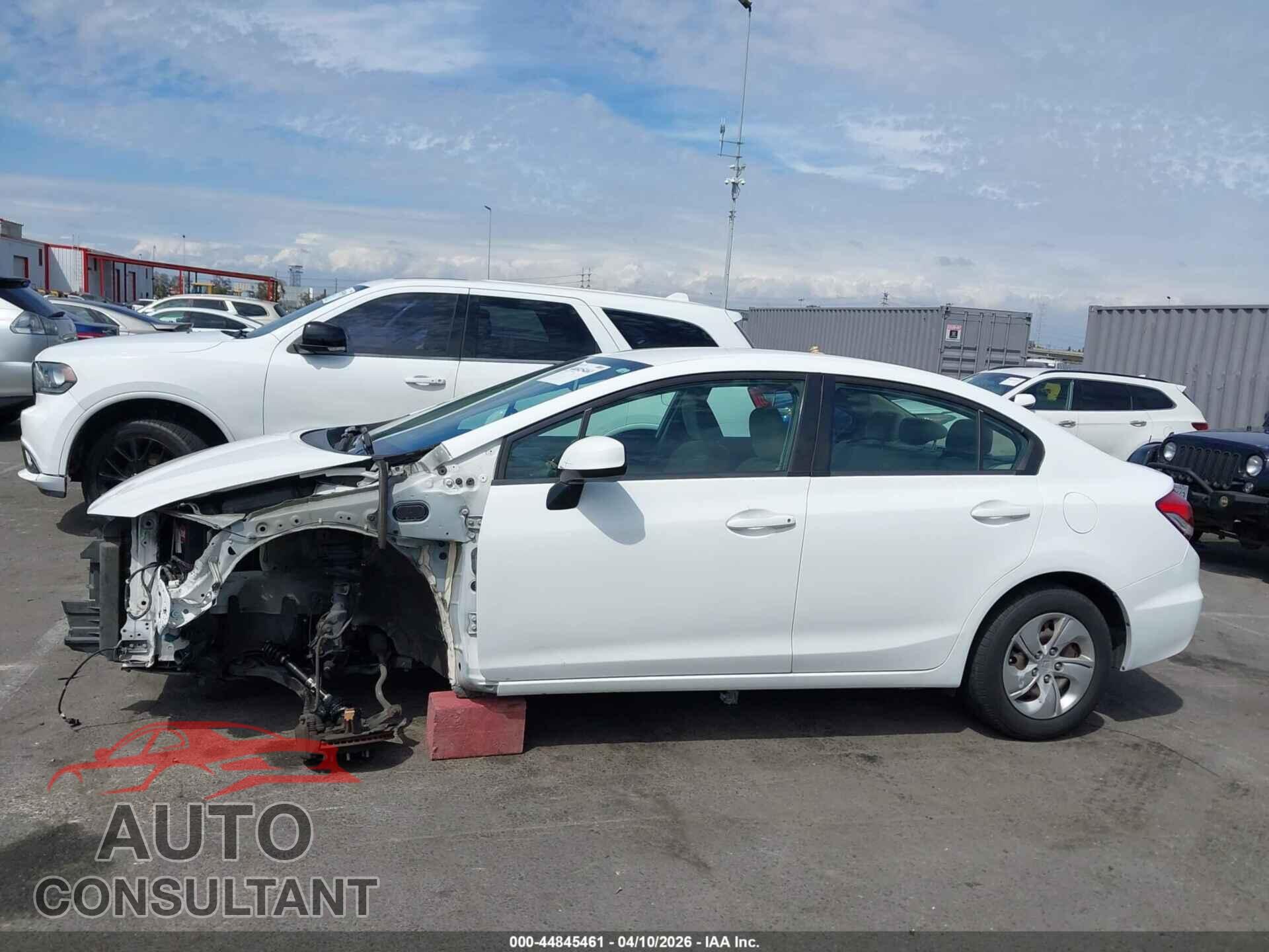 HONDA CIVIC 2013 - 19XFB2F54DE201416