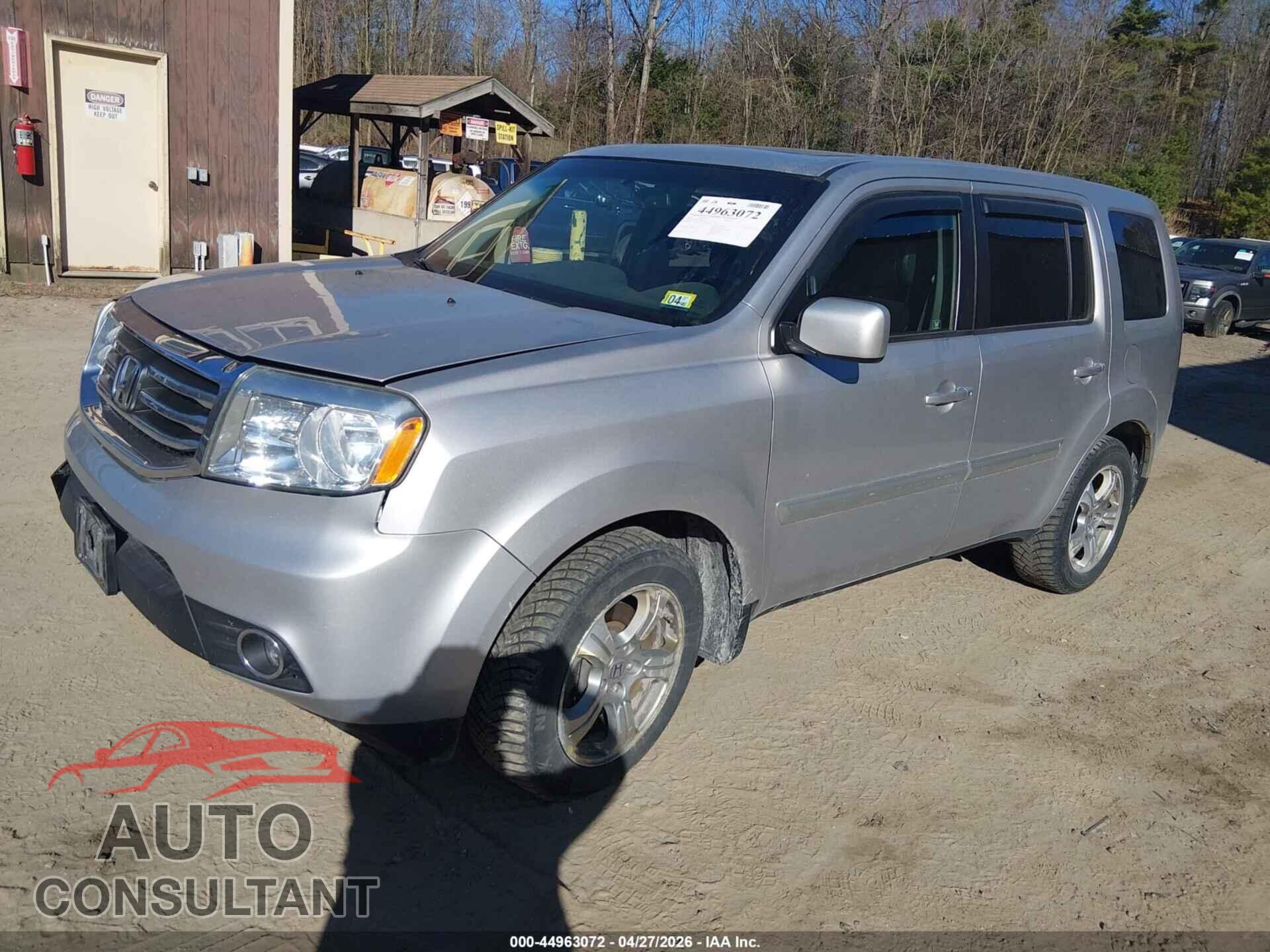 HONDA PILOT 2012 - 5FNYF4H58CB035075