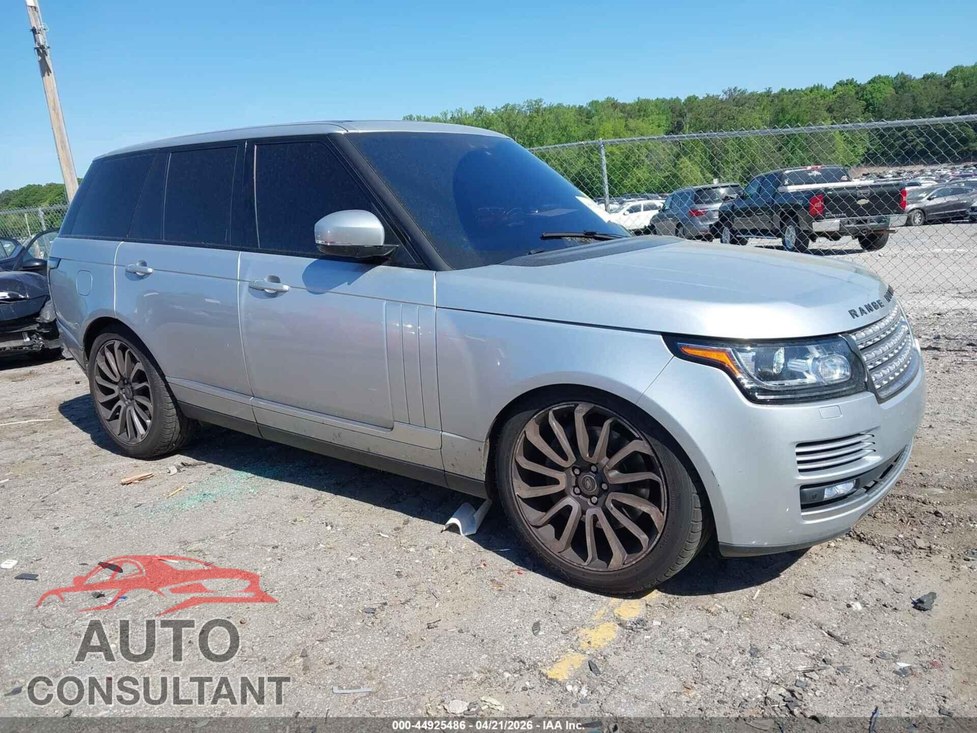 LAND ROVER RANGE ROVER 2017 - SALGS2FE2HA329031