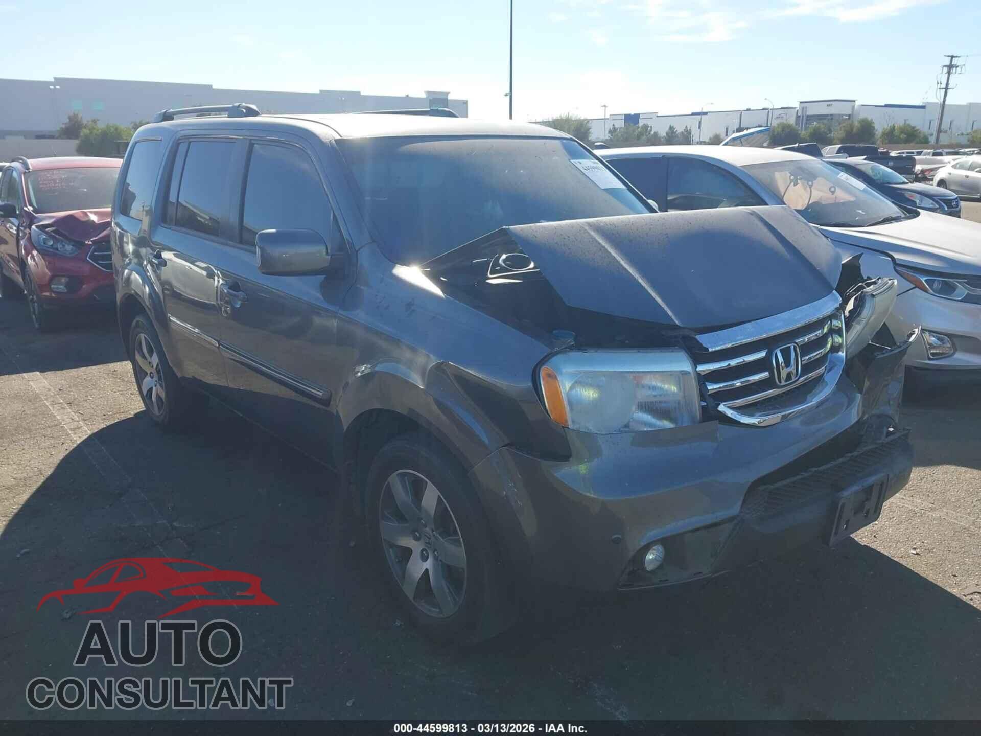 HONDA PILOT 2012 - 5FNYF3H9XCB013169