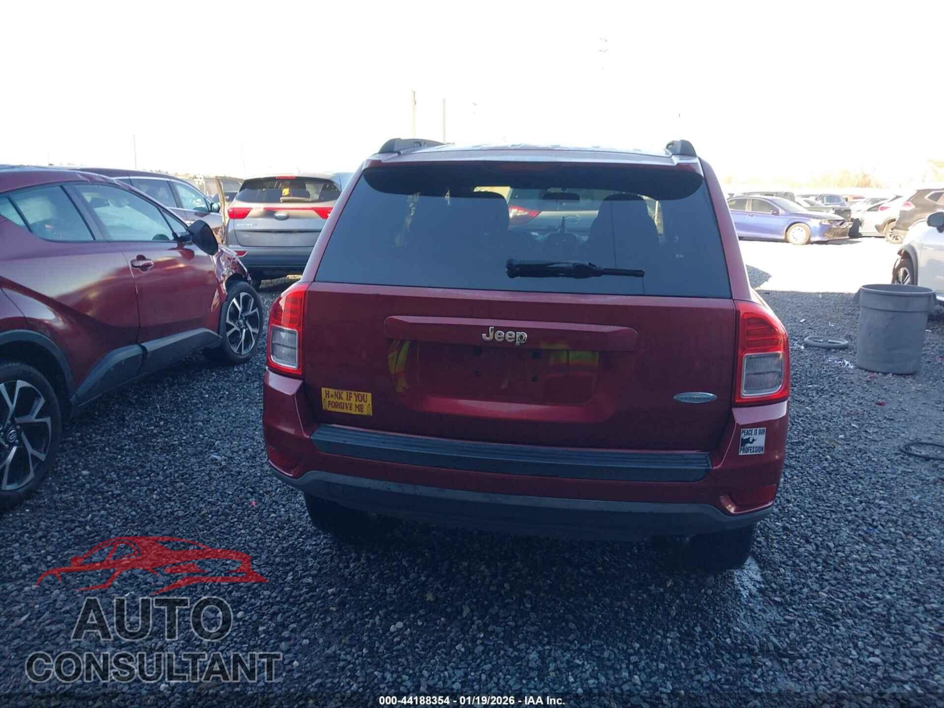 JEEP COMPASS 2012 - 1C4NJCEA6CD635050